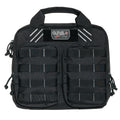 GPS Tactical Double Range Bag Black with MOLLE Webbing and Ammo Pockets