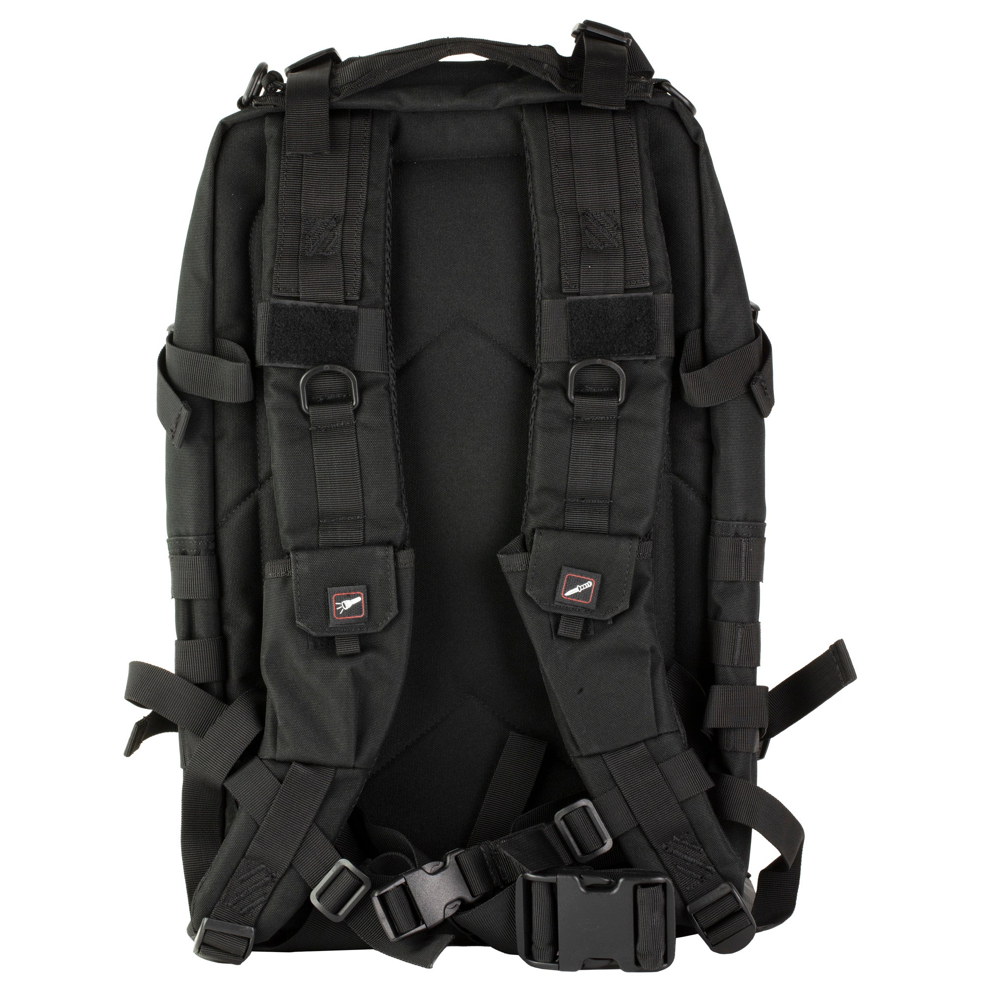 GPS Tact Bugout Computer Backpack - Black with Lockable Pistol and Magazine Retention