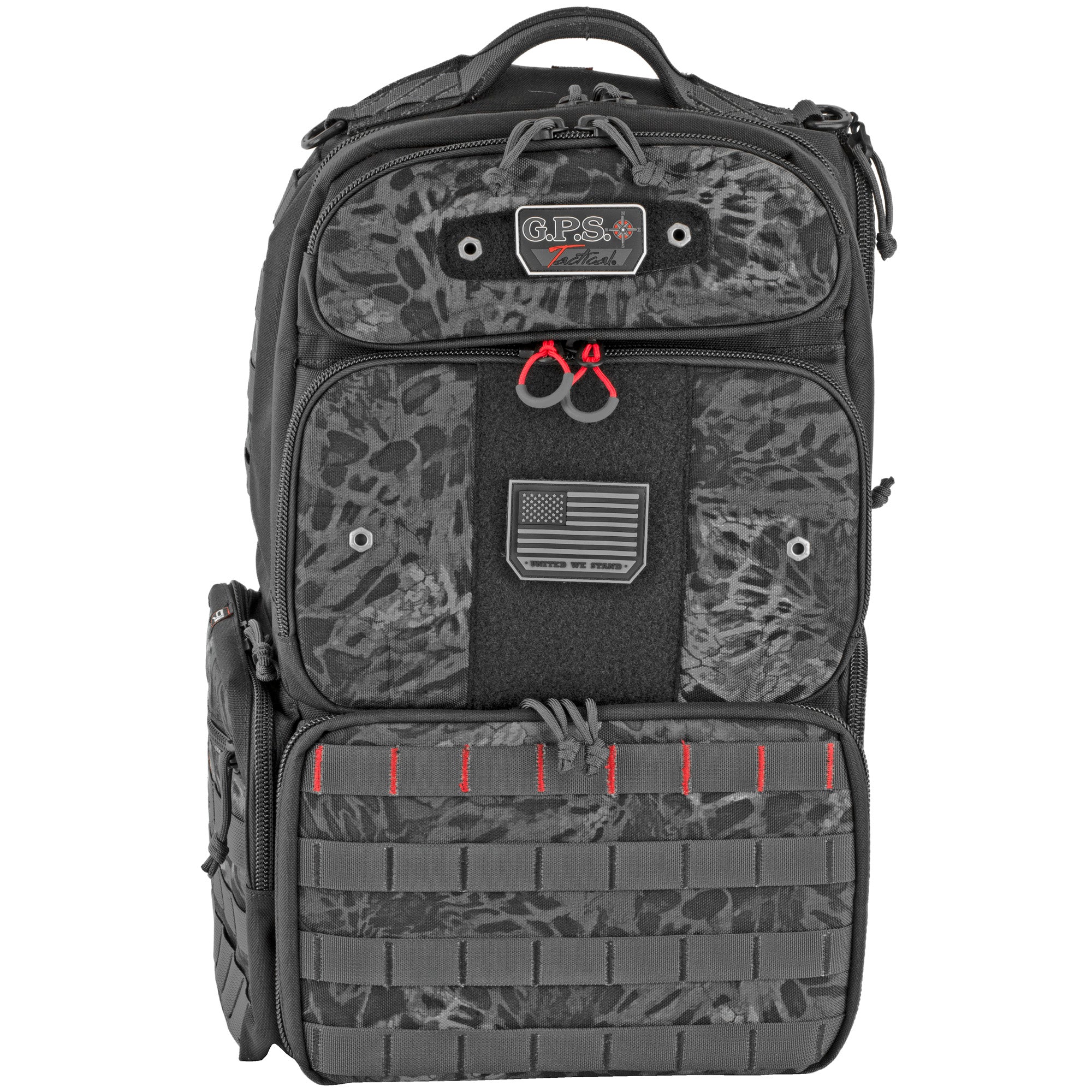 GPS TAC Range Backpack Tall Blackout – Durable Nylon Shotgun, Handgun, and Long Gun Range Bag