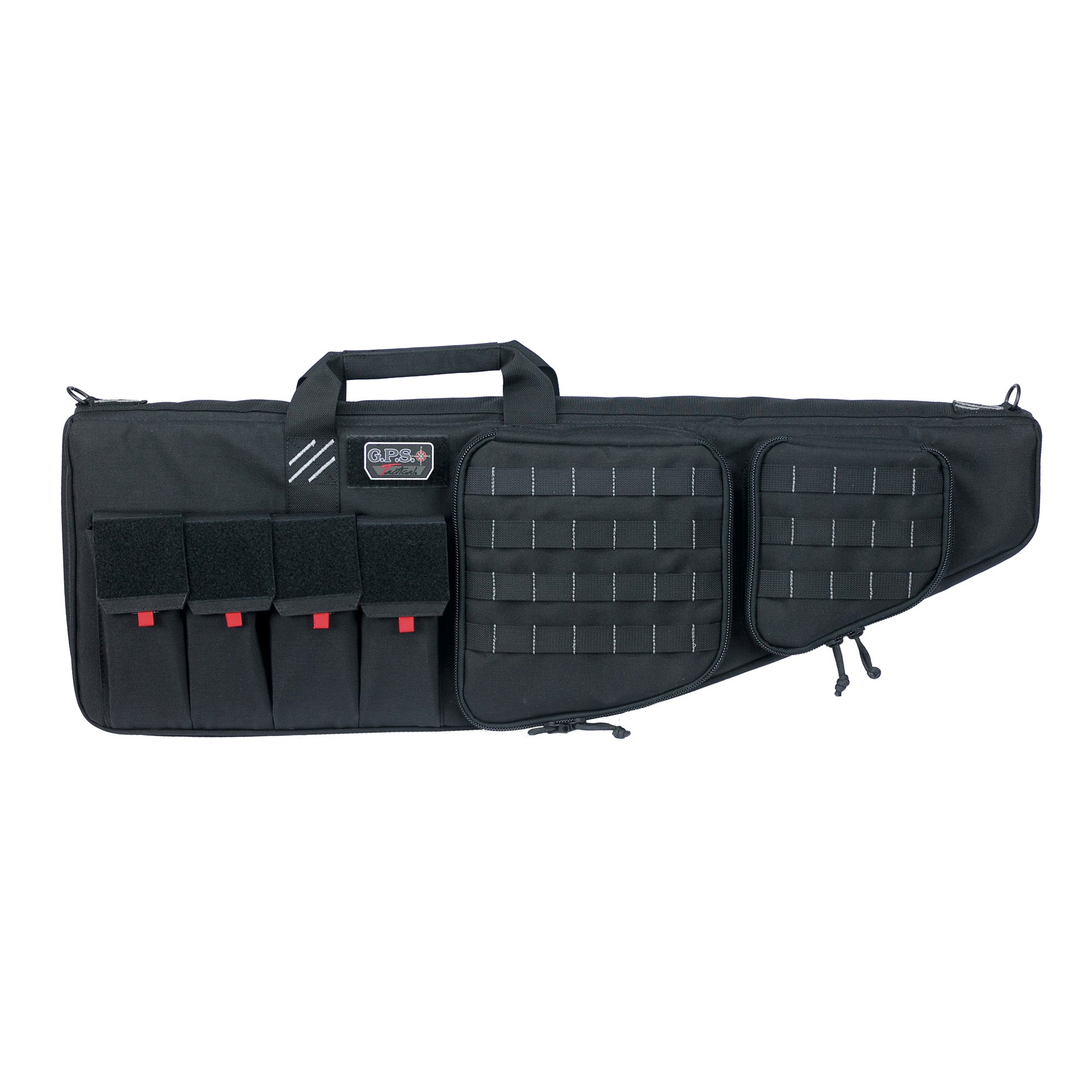 GPS Tactical AR Rifle Case 35 Black with Heavy-Duty Nylon and Padded Perimeter
