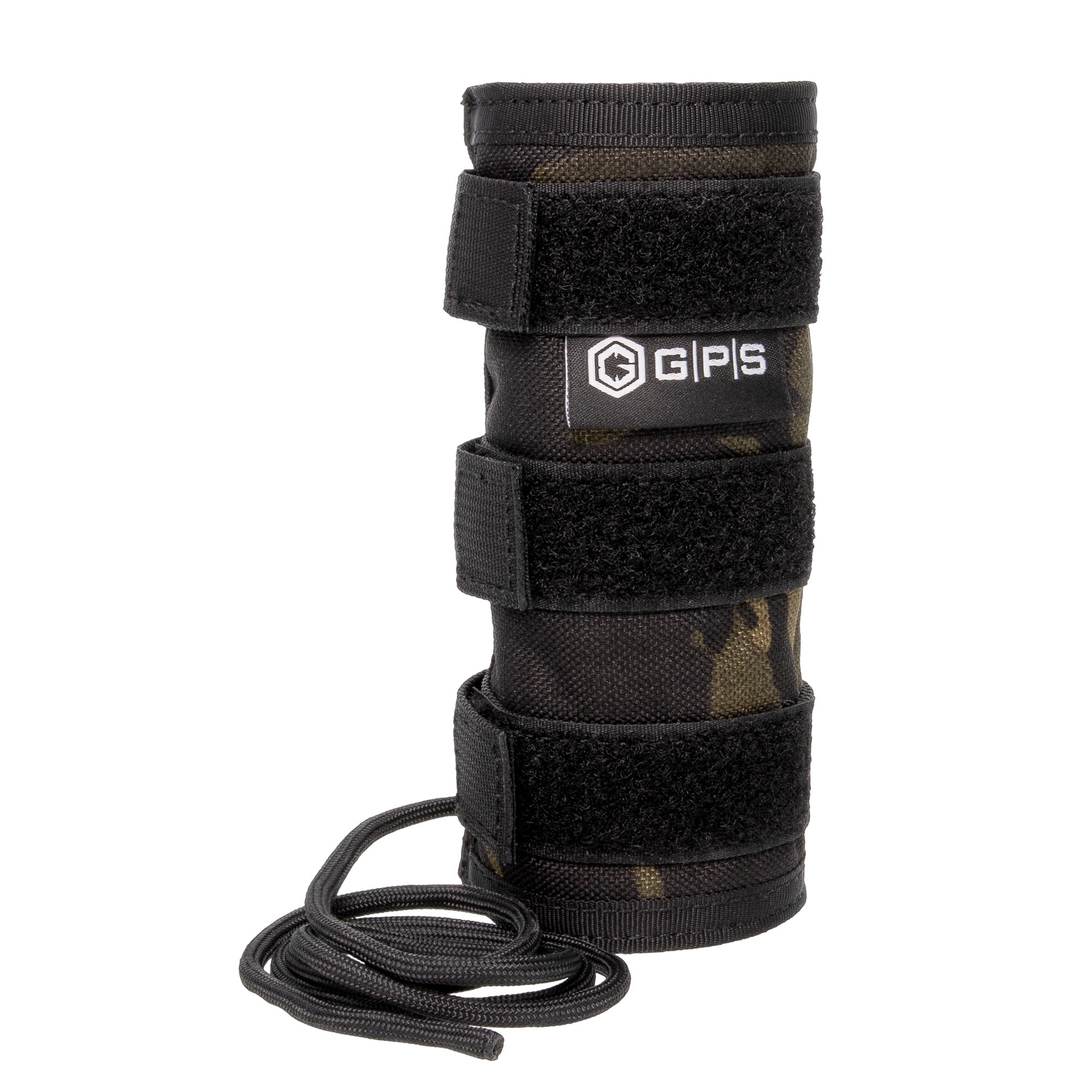 GPS Tactical Suppressor Cover for 6-Inch Rifles in MultiCam Black – Heat-Resistant Heat Mirage Cover