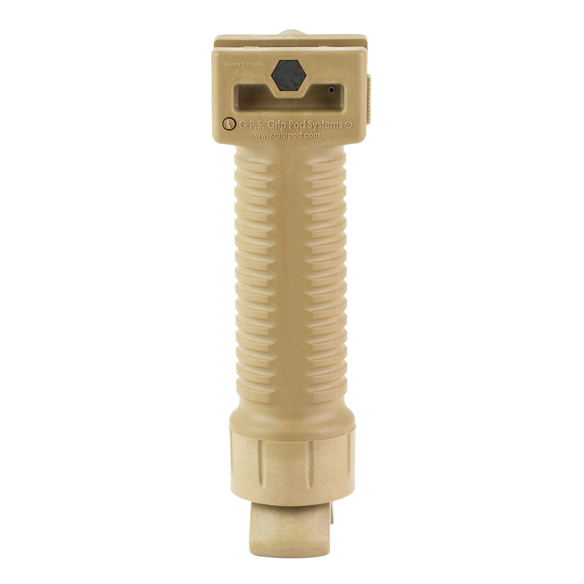 Grip Pod GPS.02 Military Bipod in Tan – Adjustable for Rifles and Carbines