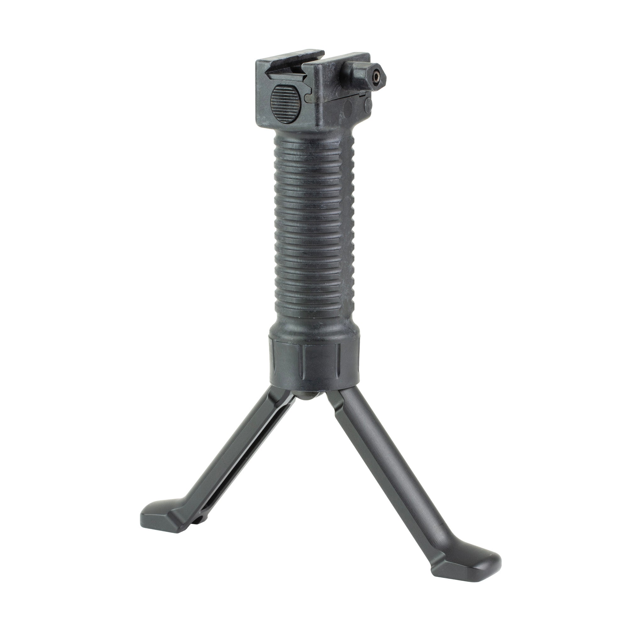 Grip Pod GPS.02 Military Bipod Stand in Black – Lightweight and Durable Polymer Construction
