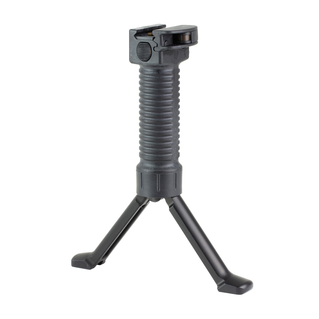 Grip Pod GPS.02 Military-Grade Aluminum Bipod for Rifles, Black