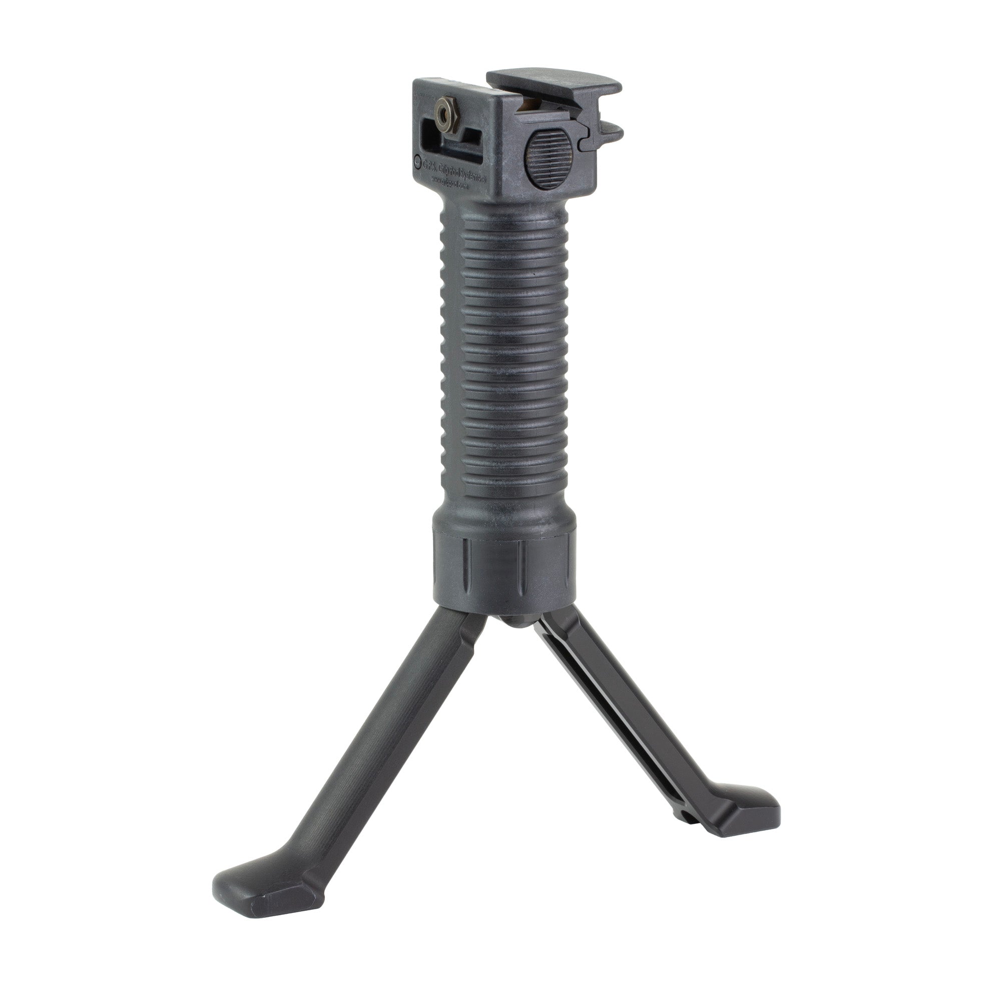 Grip Pod GPS.02 Military-Grade Aluminum Bipod for Rifles, Black