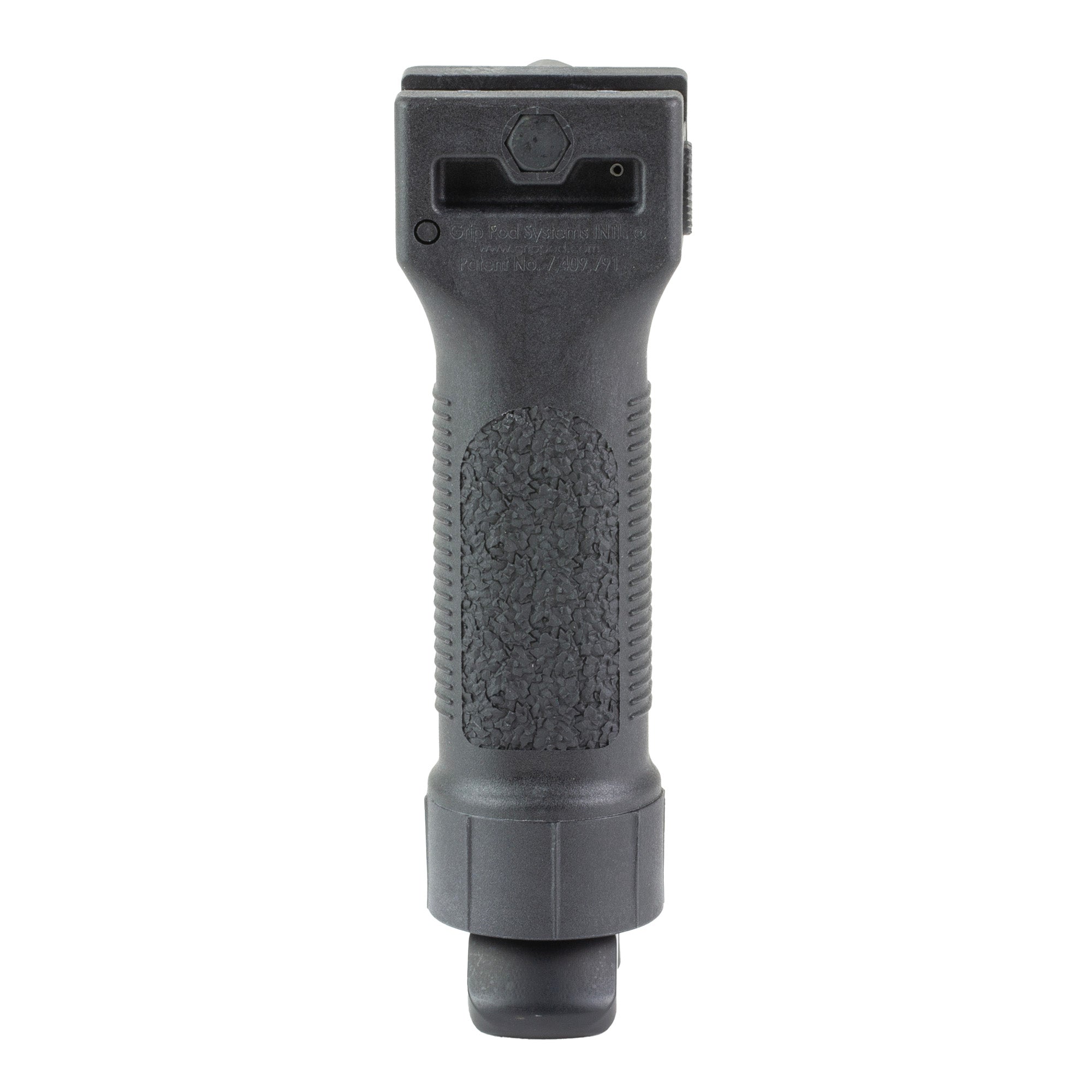 Grip Pod GPS V2 Aluminum Bipod in Black - Enhanced Ergonomic Design