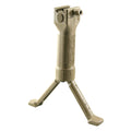 Grip Pod V2 Tan Military Polymer and Steel Bipod with Ergonomic Grip