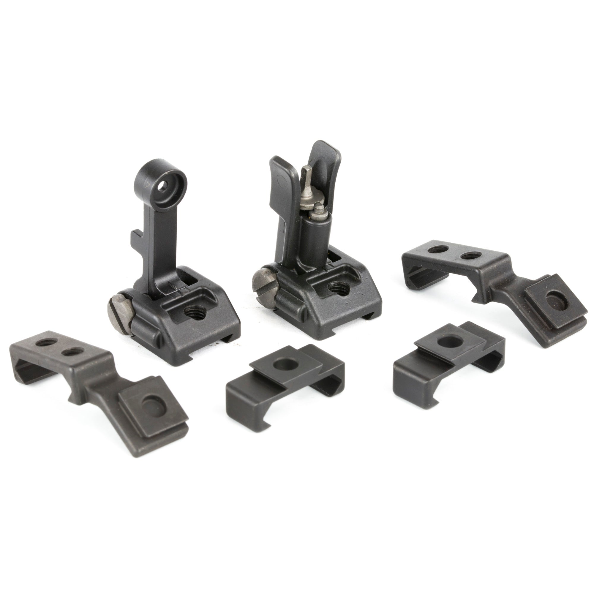 Griffin Armament M2 Sights Deploy Kit – Modular Picatinny Backup Iron Sights with Adjustable Front and Rear Assemblies