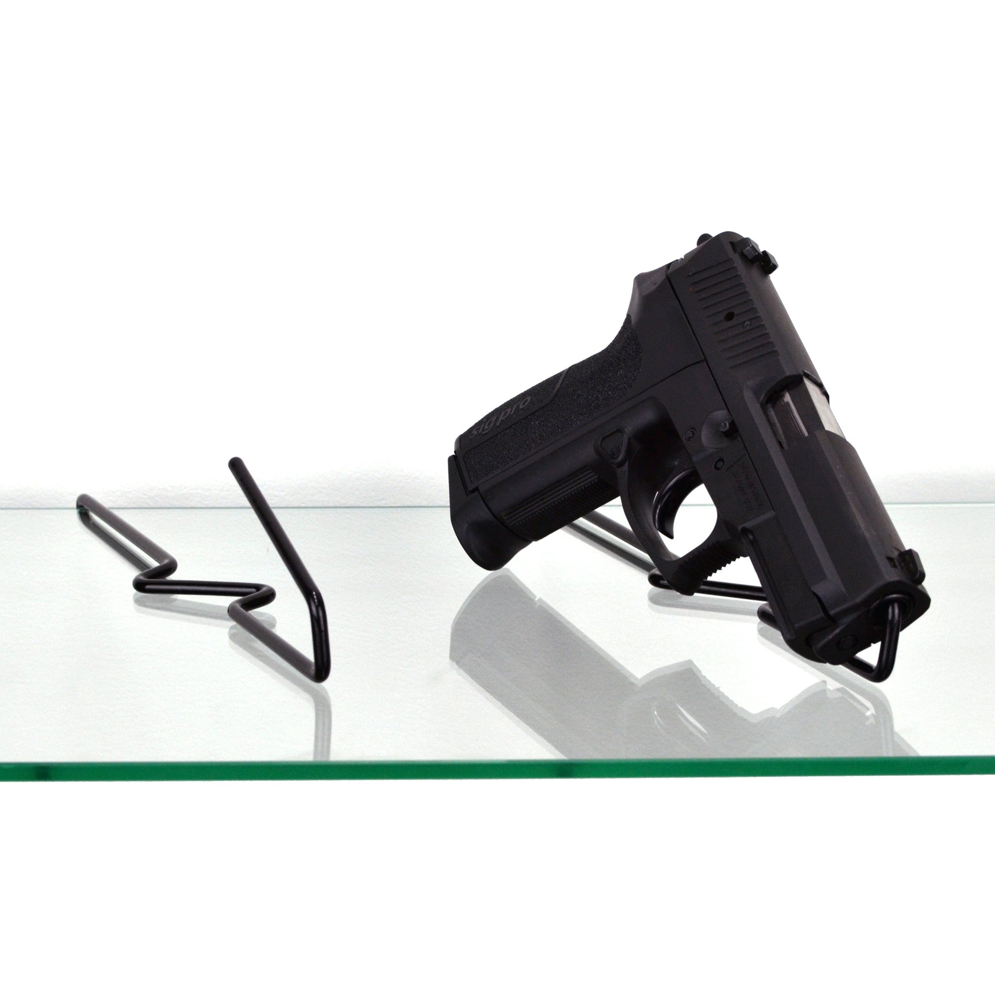 Gun Storage Solutions GSS Back Kikstands 22 Caliber Handgun Hangers (10-Pack) - Black