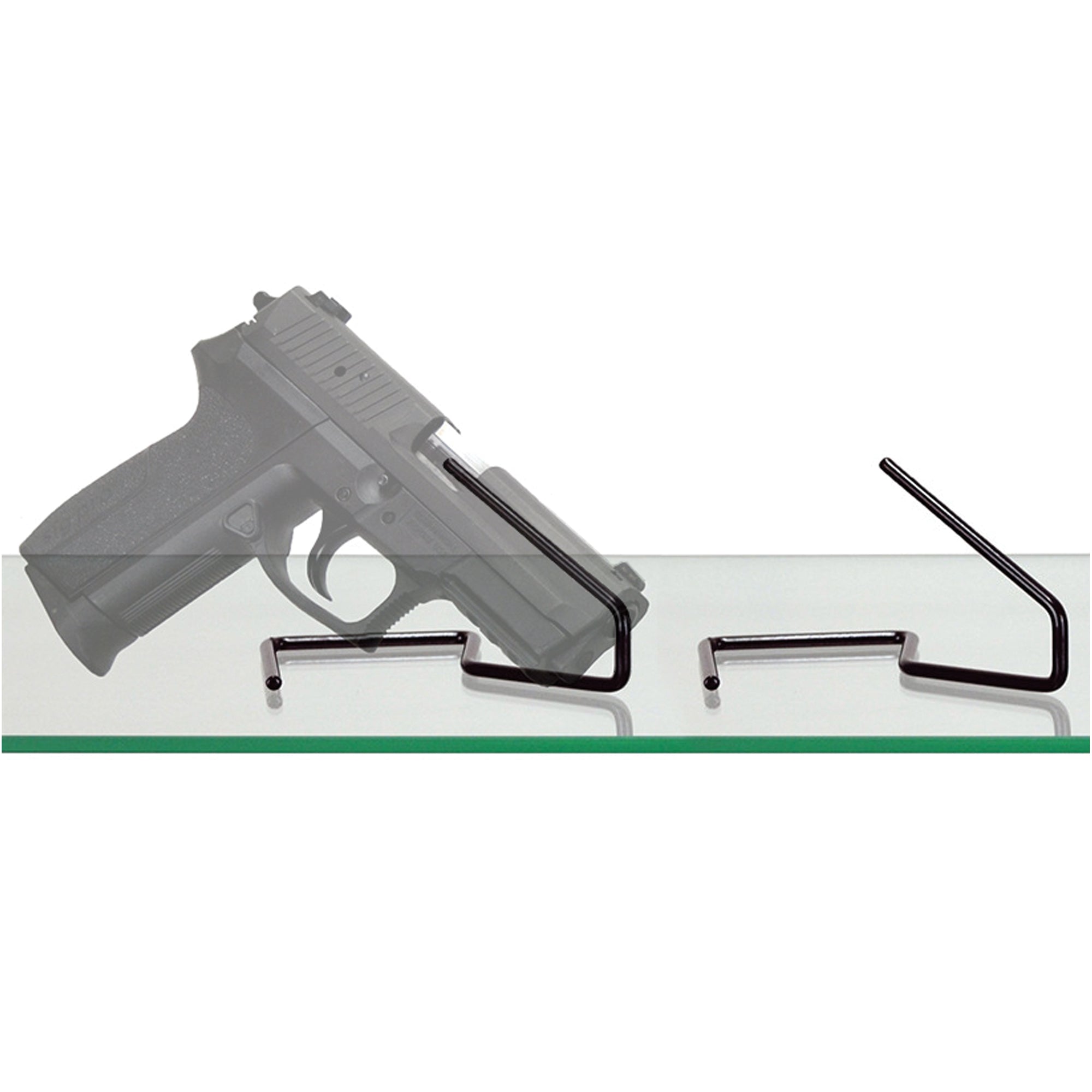 Gun Storage Solutions GSS KIKSTANDS Handgun Hangers for 22 Caliber and Larger - Black, Pack of 10
