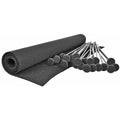 Gun Storage Solutions GSS RIFLE ROD/FABRIC KT 15x30 20-Pack - Black