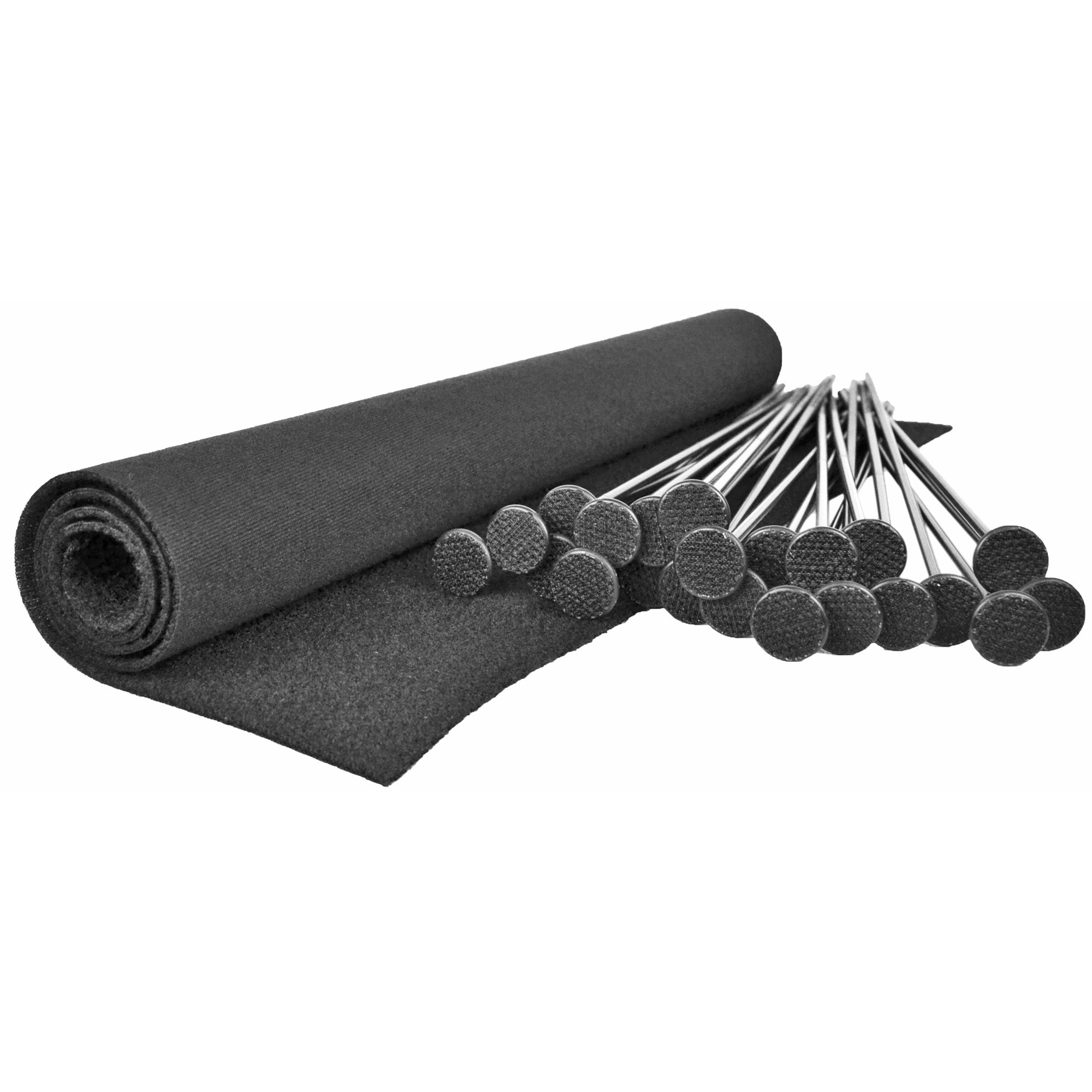 Gun Storage Solutions GSS RIFLE ROD/FABRIC KT 15x30 20-Pack - Black