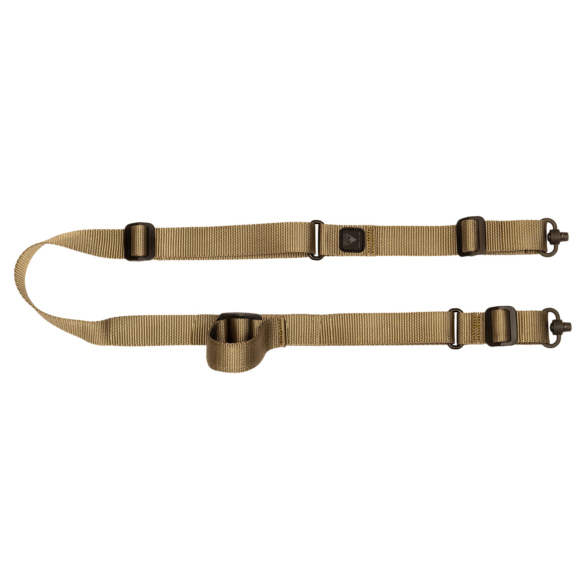 GrovTec QS 2-Point Sabre Sling Tan – Adjustable 1.25-Inch Webbing with Quick Slide Functionality