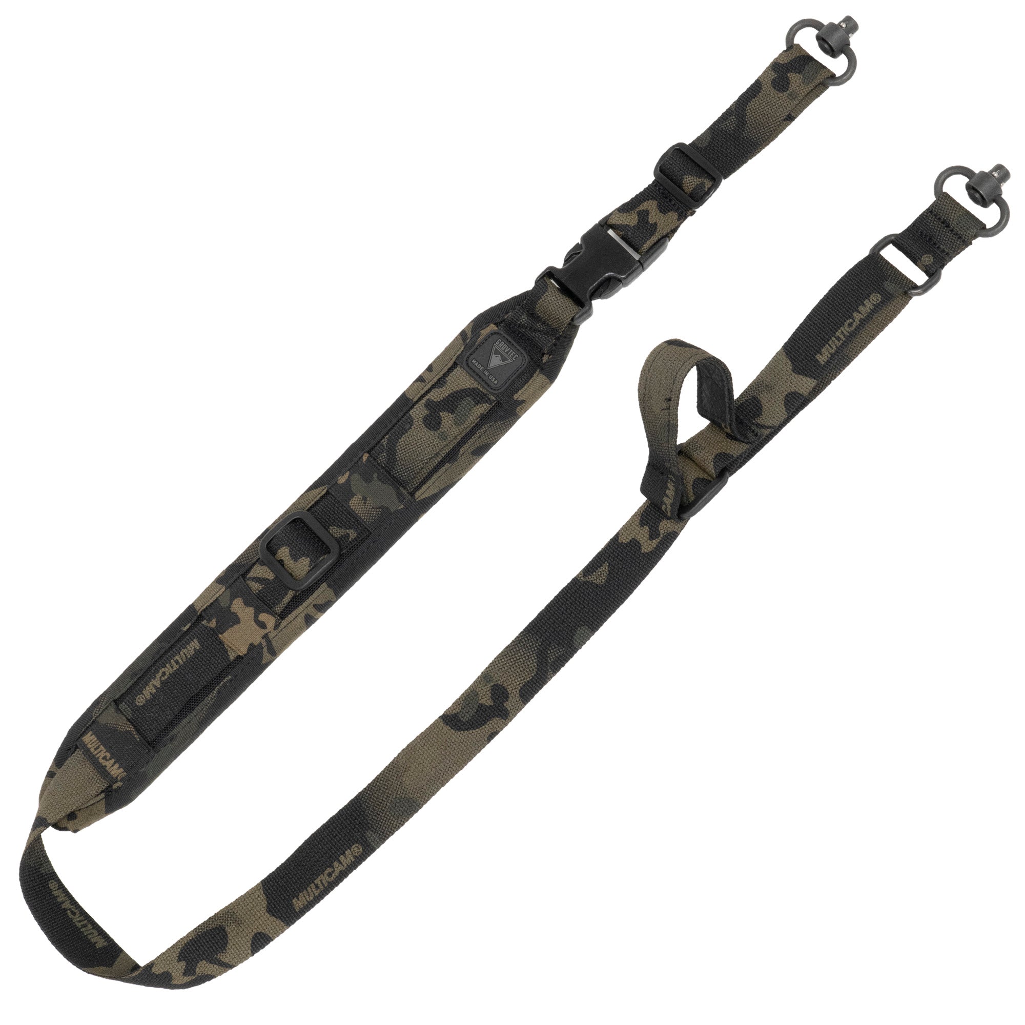 GrovTec QS 2-Point Sentinel Sling with Quick Slide Adjustment and MultiCam Black Finish