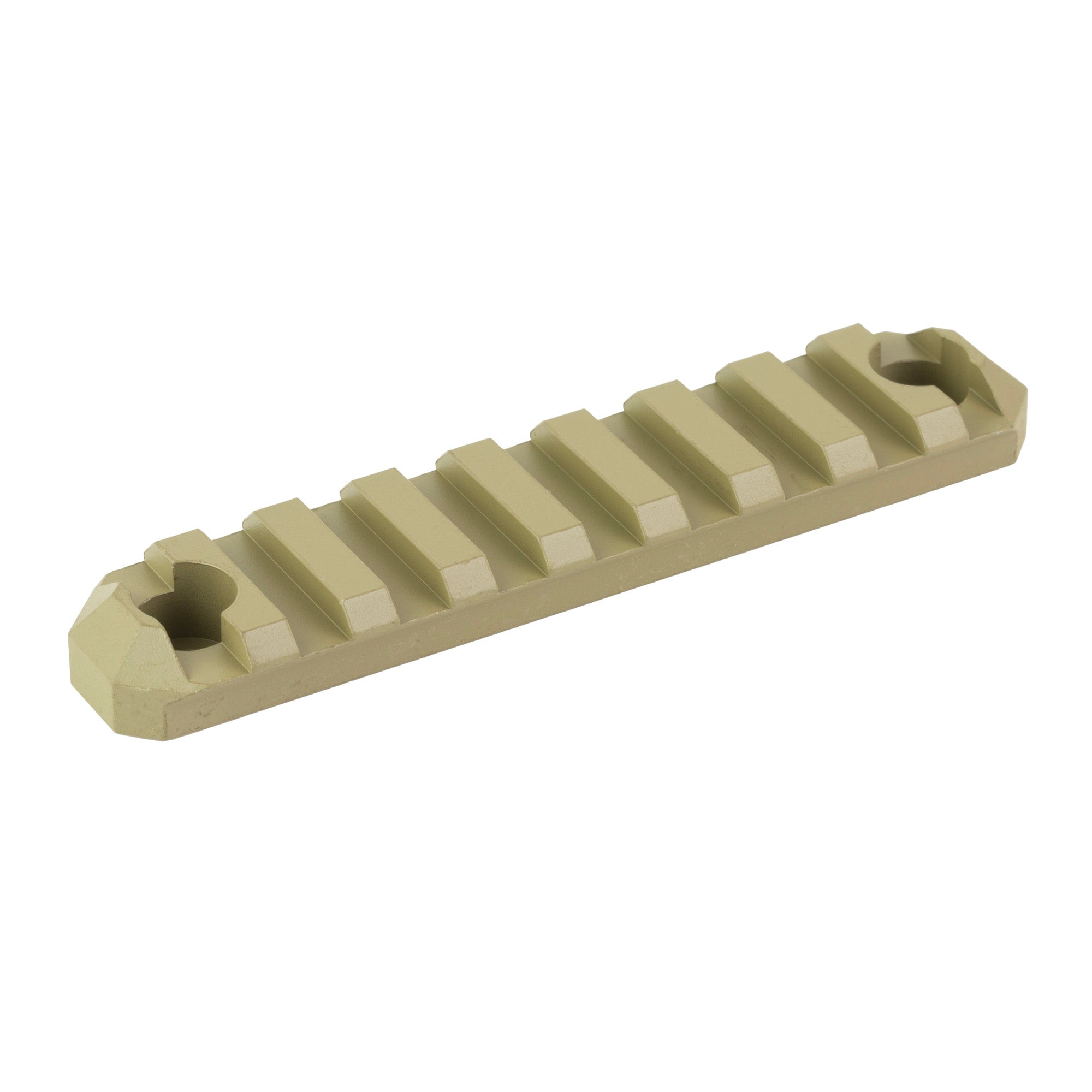 GrovTec MLOK Rail with 9 Slots in Coyote Brown (Part #GTSW367)