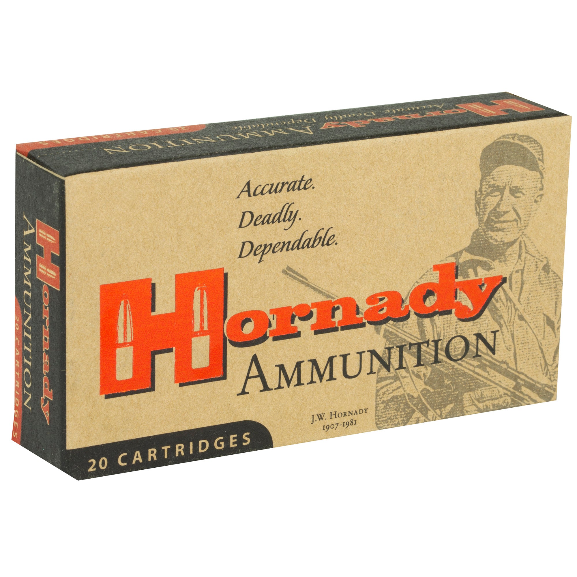 Hornady 223 Remington 75 Grain Match Boat Tail Hollow Point Ammunition (20/200)