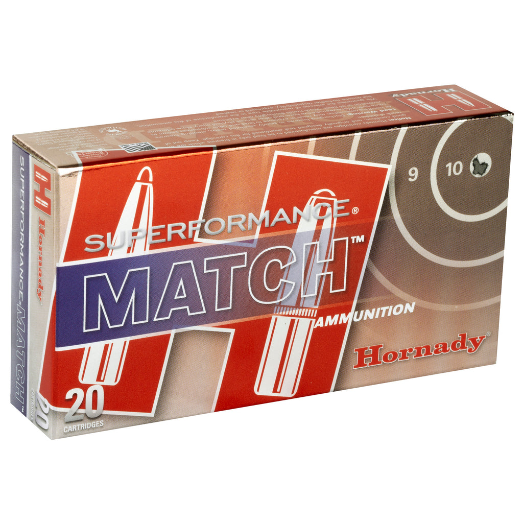 Hornady Superformance Match .223 Remington 75-Grain Boat Tail Hollow Point Ammunition - 20 Rounds