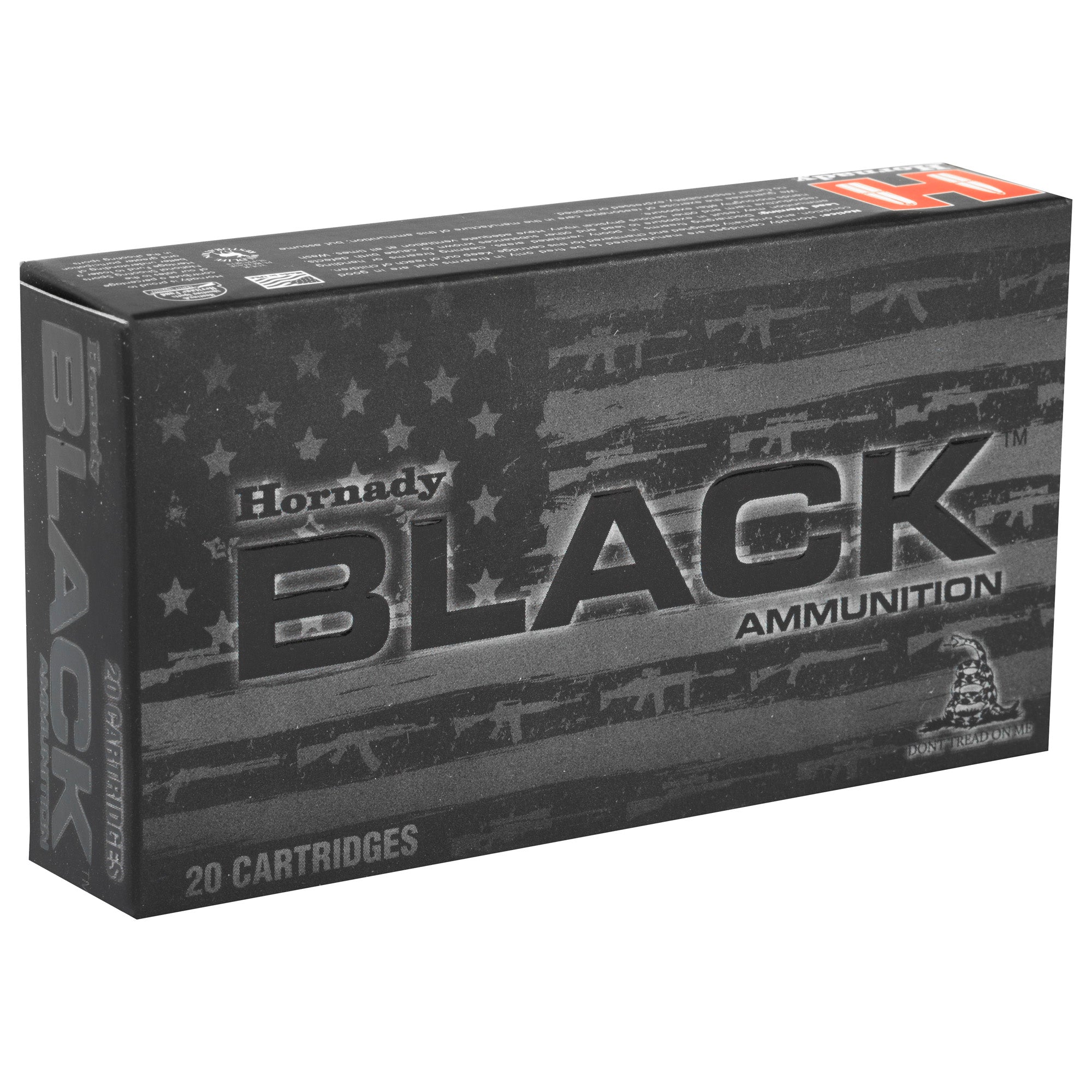 Hornady Black .223 Remington 75-Grain Boat Tail Hollow Point Ammunition (20 Rounds per Box)