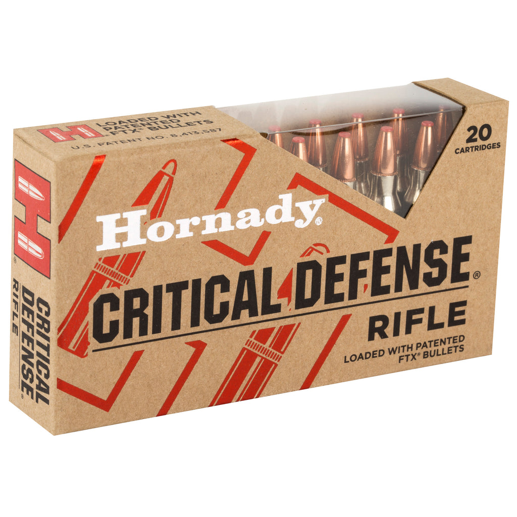 Hornady Critical Defense 223 Remington 55 Grain FlexTip Rifle Ammunition - 20 Rounds