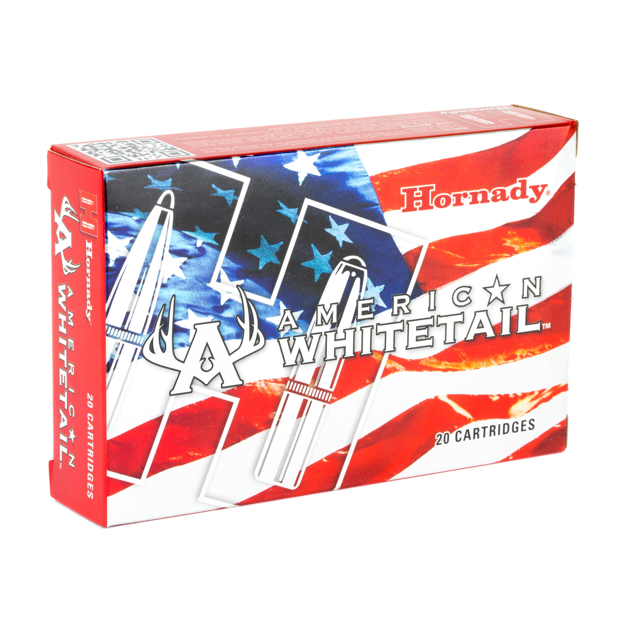 Hornady American Whitetail .270 Winchester 130-Grain InterLock Ammo, 20 Rounds