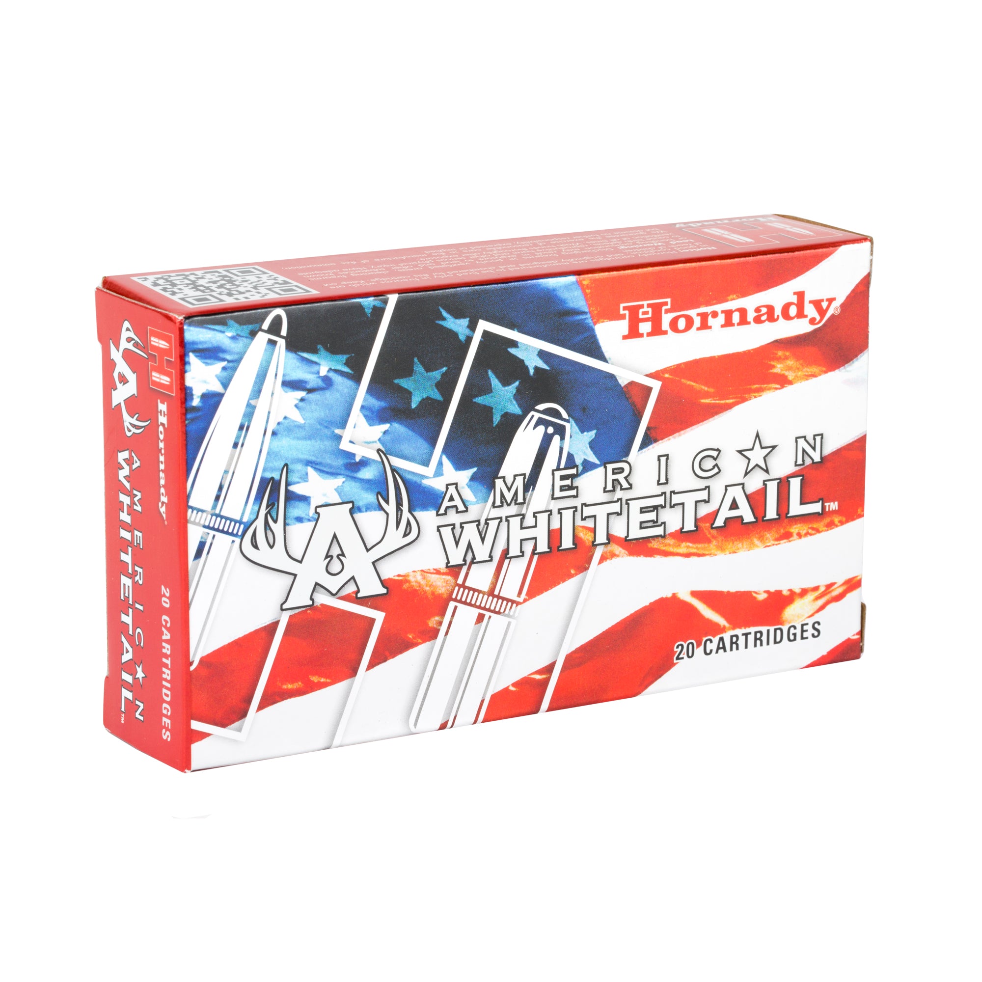 Hornady American Whitetail 7mm-08 Remington 139 Grain InterLock Ammunition - 20 Rounds