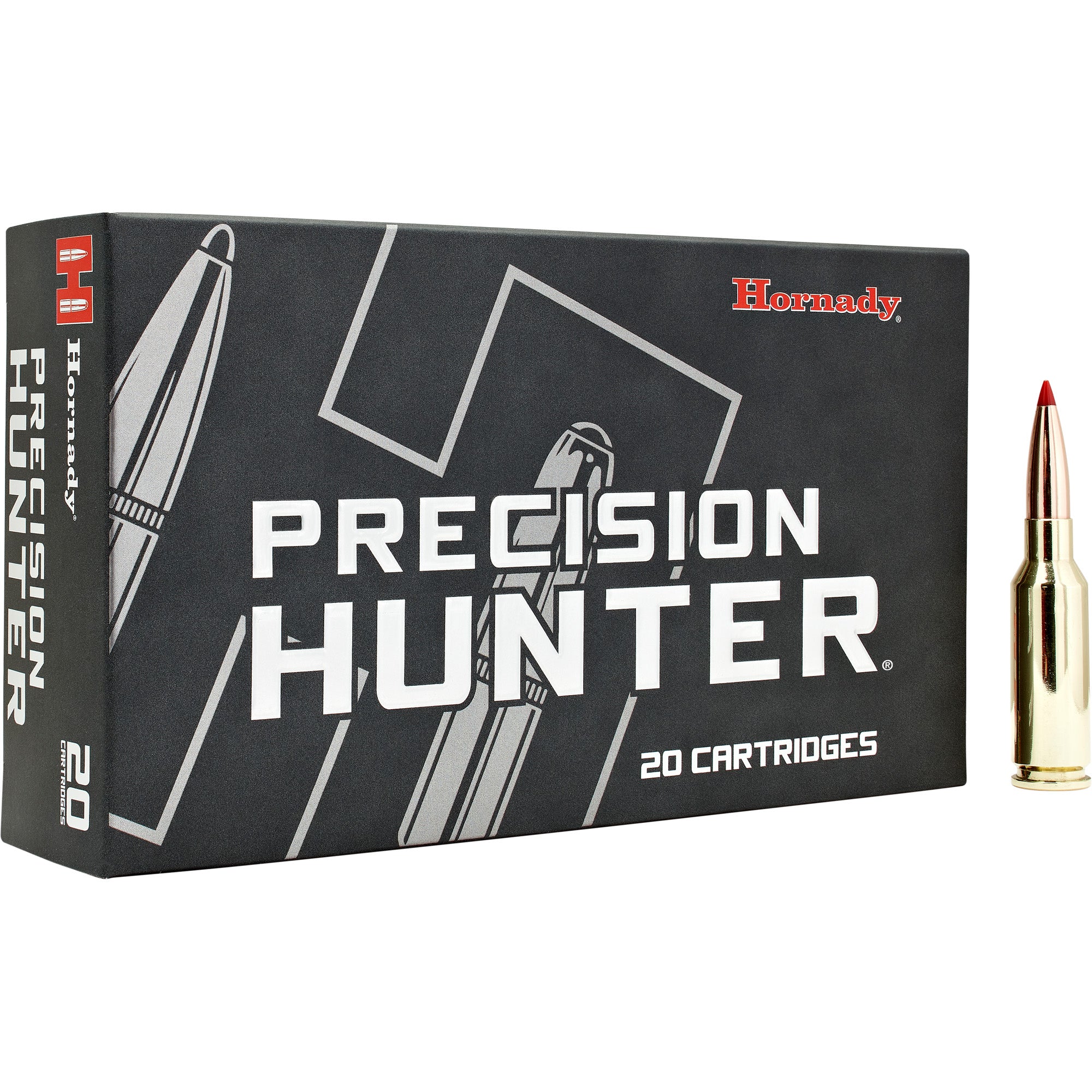 Hornady Precision Hunter 7mm PRC 175-Grain ELD-X Match-Accurate Hunting Ammunition (20/200)