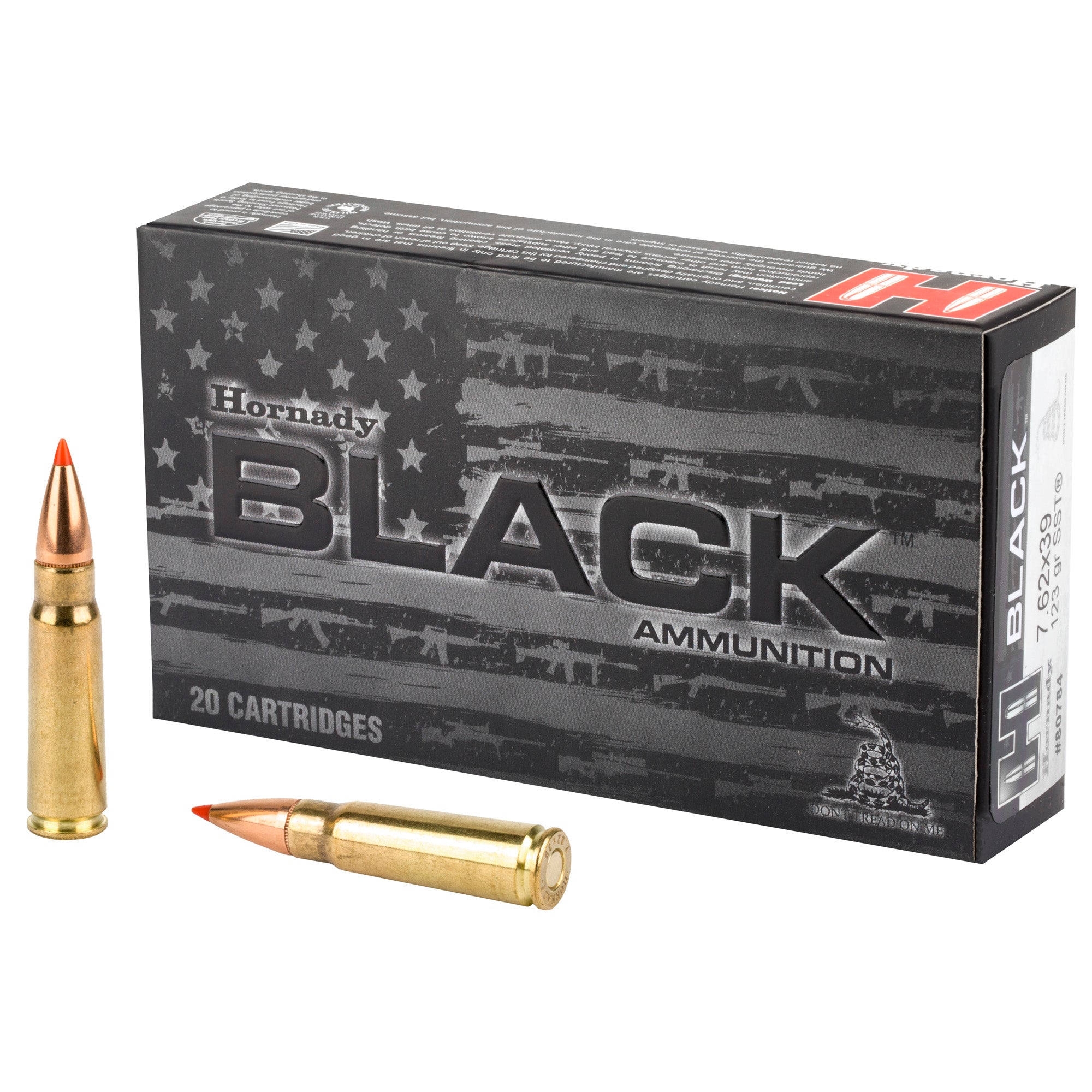Hornady BLACK 7.62x39mm 123 Grain SST Ammunition - 20 Rounds