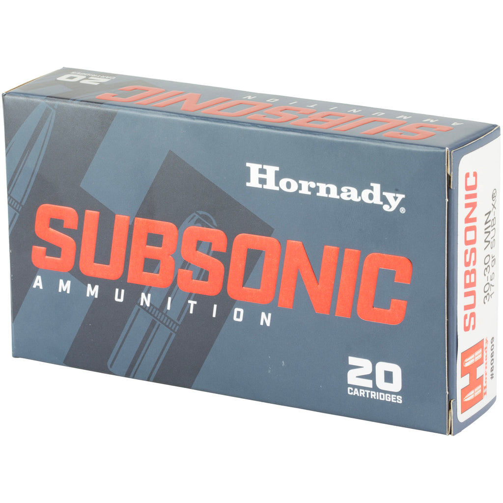 Hornady Subsonic Sub-X Bullets for 30-30 Winchester, 175 Grain, 20/200
