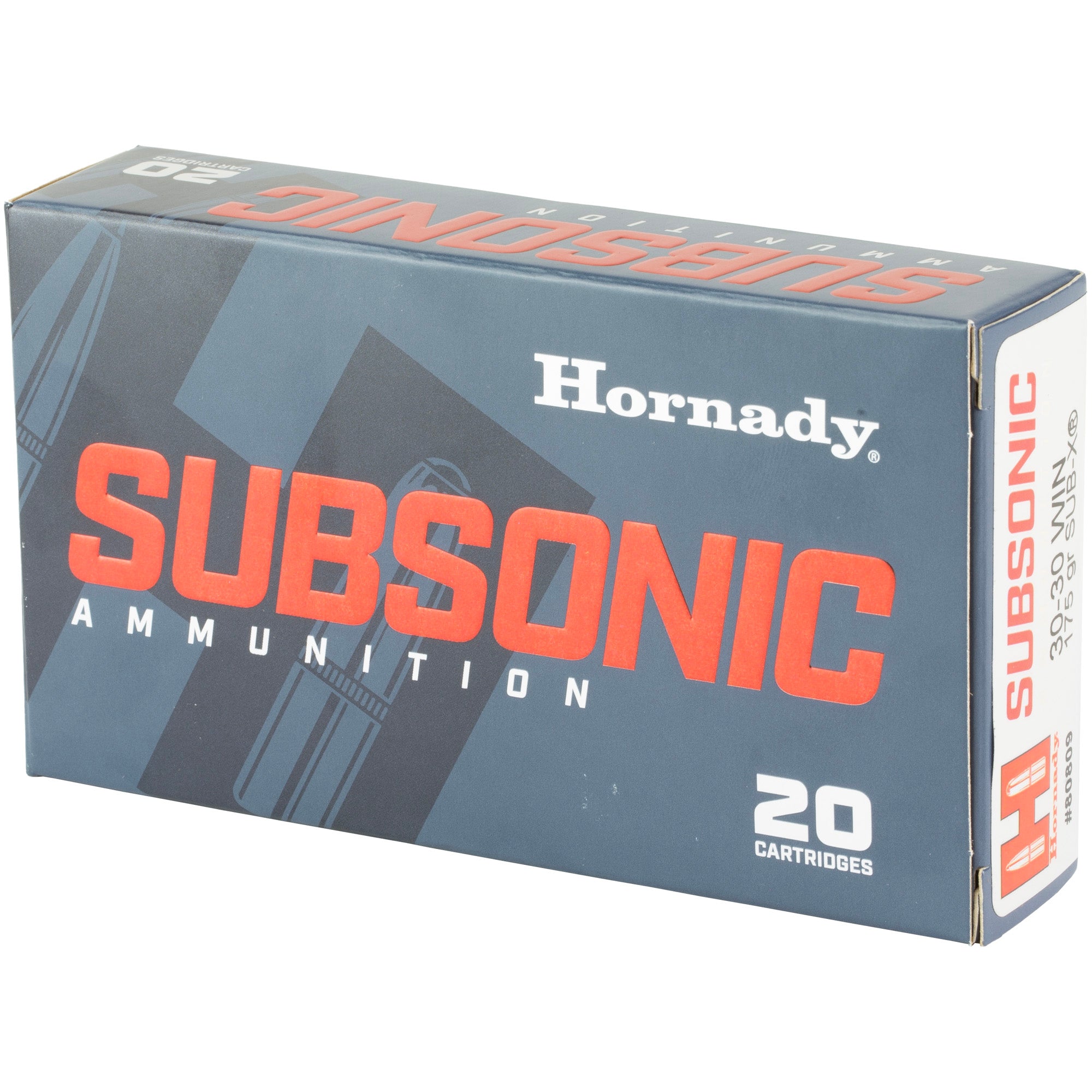 Hornady Subsonic Sub-X Bullets for 30-30 Winchester, 175 Grain, 20/200