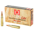Hornady Custom Lite 308 Winchester 125 Grain SST Ammunition - Reduced Recoil for Comfortable Shooting