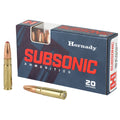 Hornady 300 Blackout Subsonic Ammunition - 190 Grain Sub-X Bullet, 20 Rounds per Box