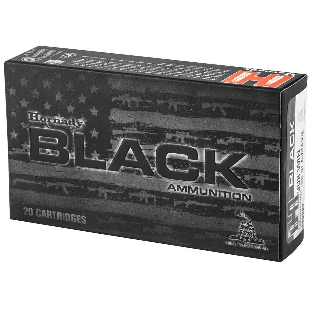 Hornady Black .308 Winchester 155 Grain ELD Match Ammunition – 20 Rounds