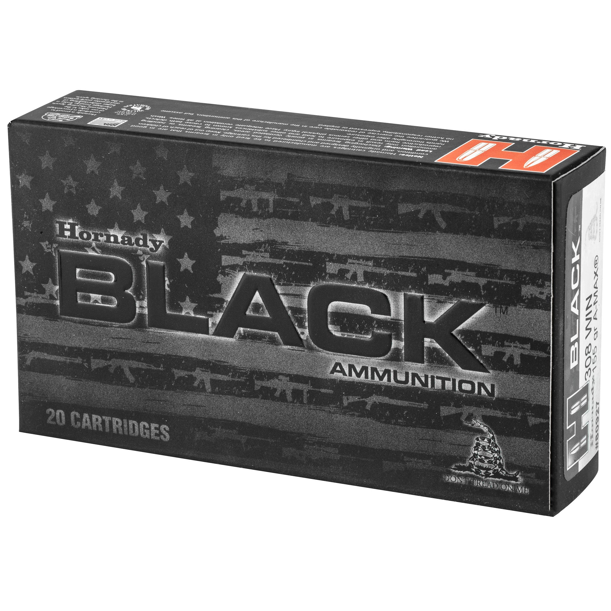 Hornady Black .308 Winchester 155 Grain ELD Match Ammunition – 20 Rounds