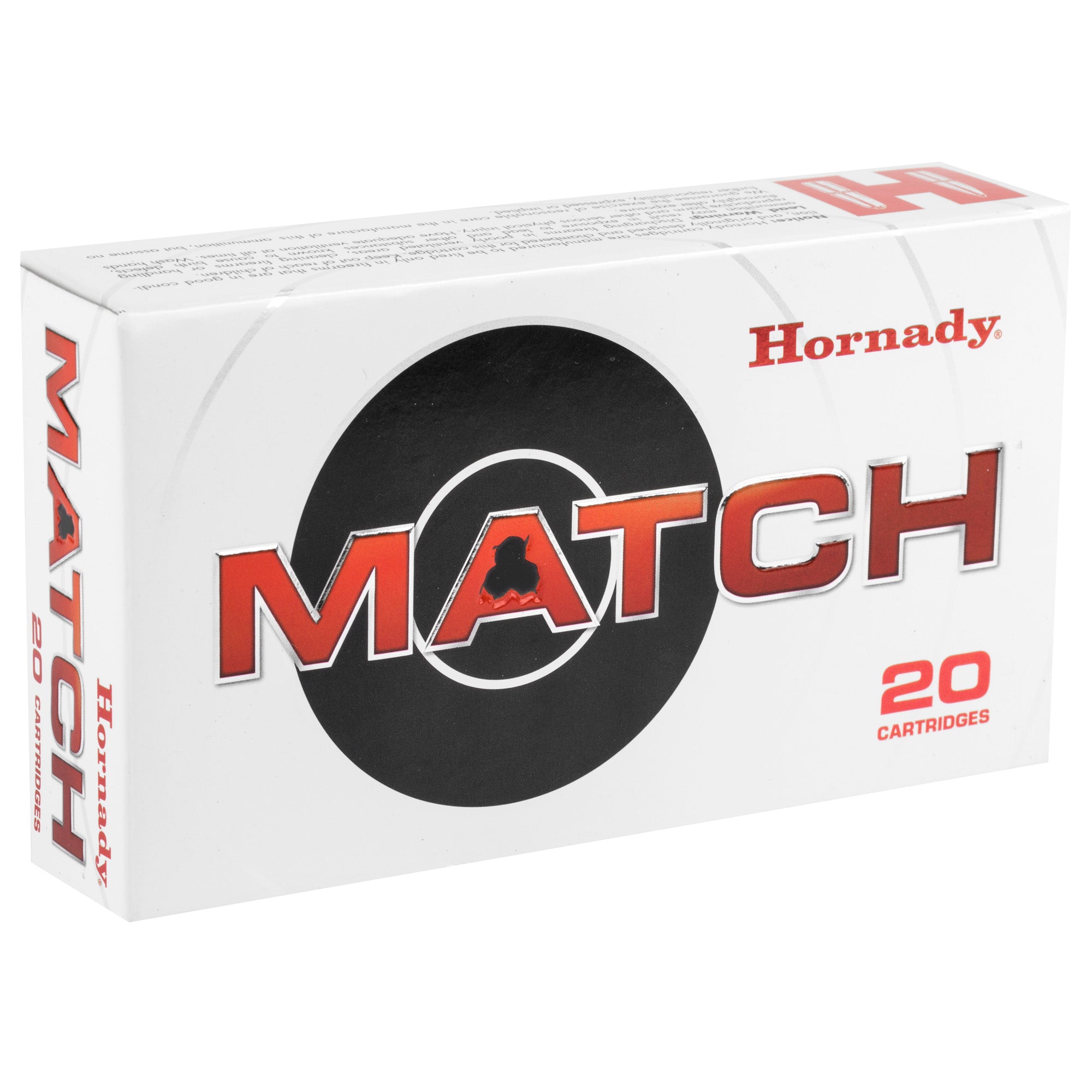 Hornady 308 Winchester 168 Grain ELD Match Rifle Ammunition – Precision Target Shooting