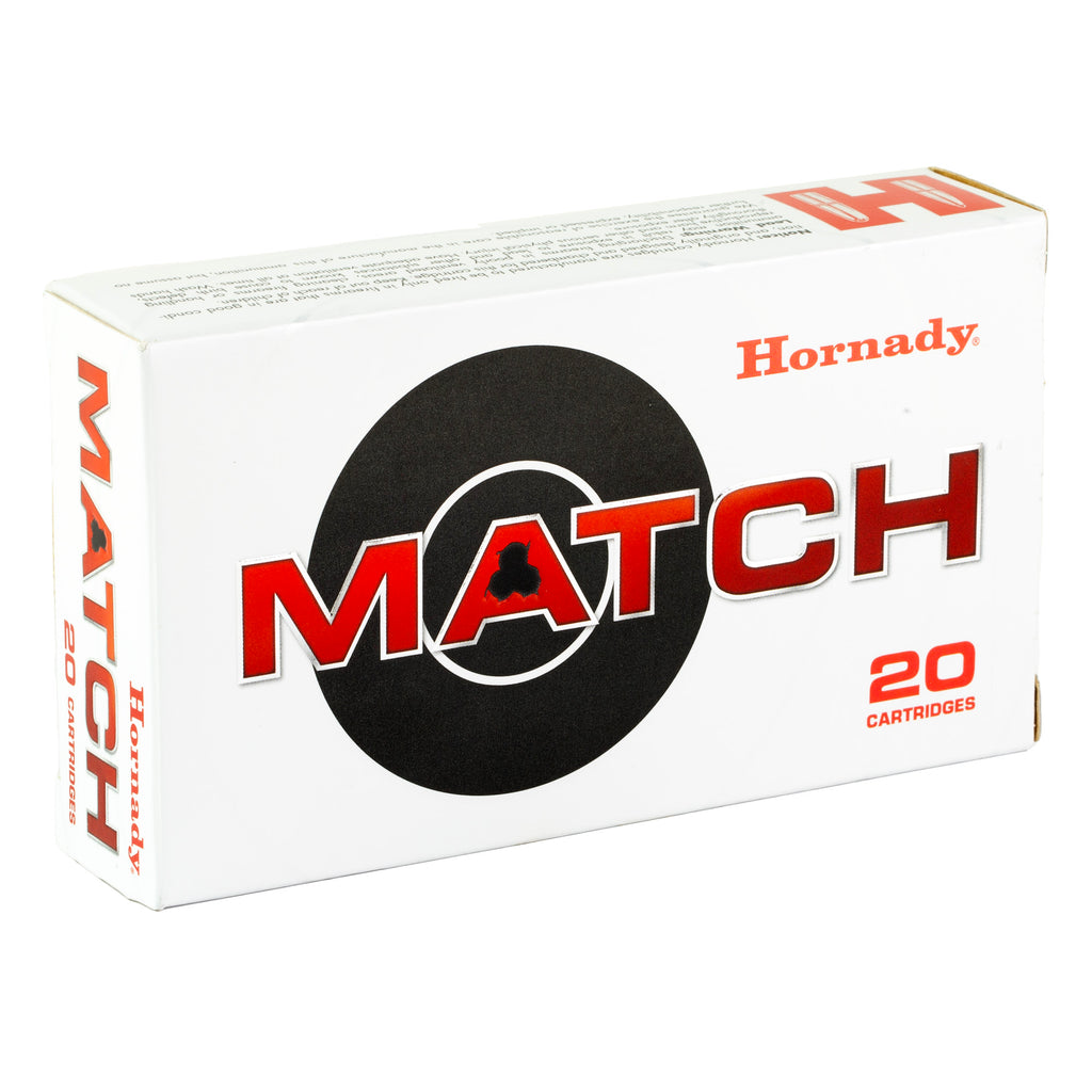 Hornady 308 Winchester 168 Grain Match Boat Tail Hollow Point Ammunition (Part #8097)