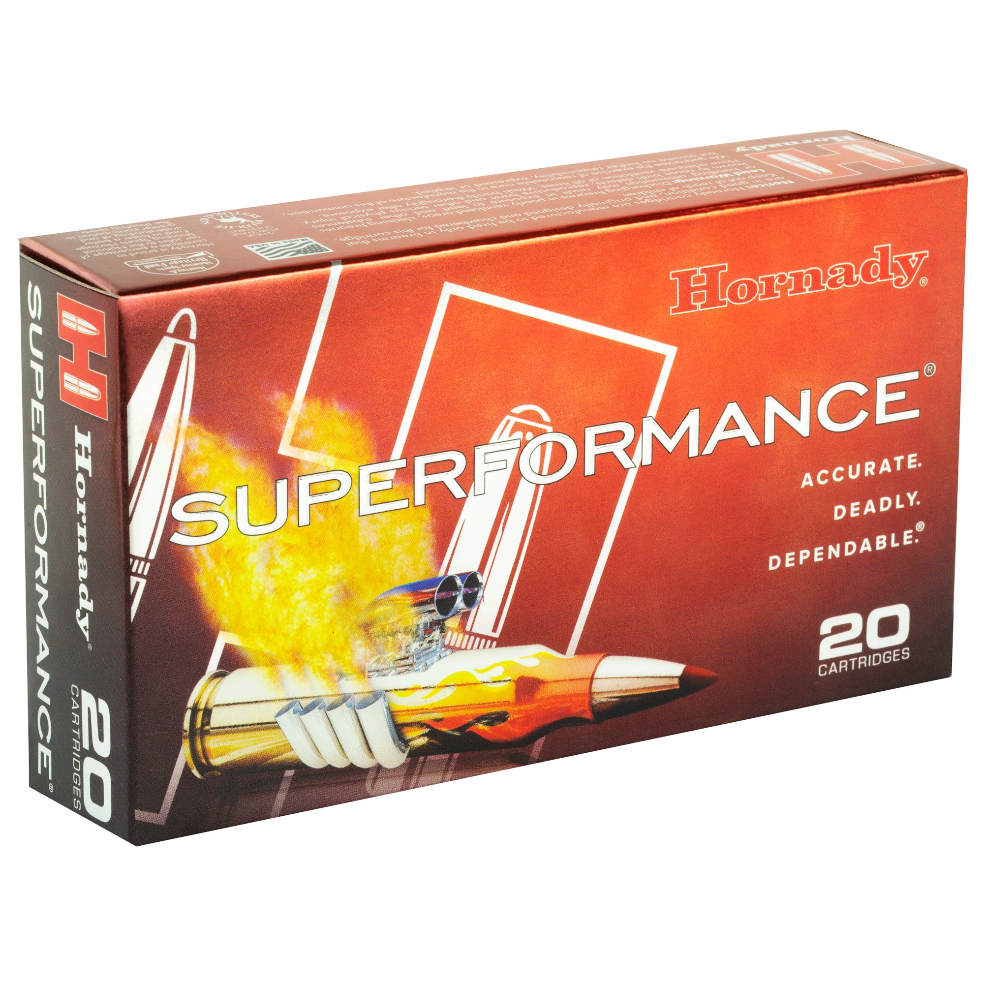 Hornady Superformance 308 Winchester 165 Grain SST Ammunition (20 Rounds per Box)