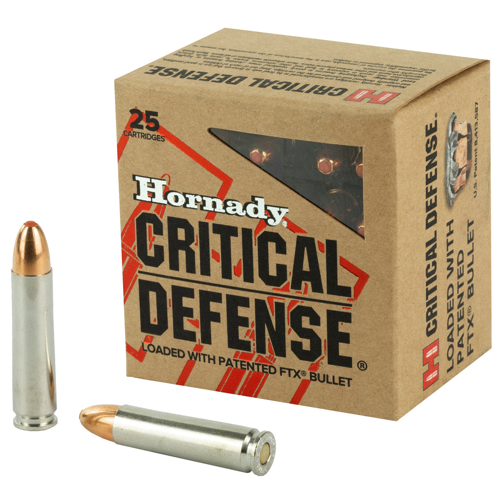Hornady Critical Defense 30 Carbine 110 Grain FlexTip Ammunition (25 Rounds)