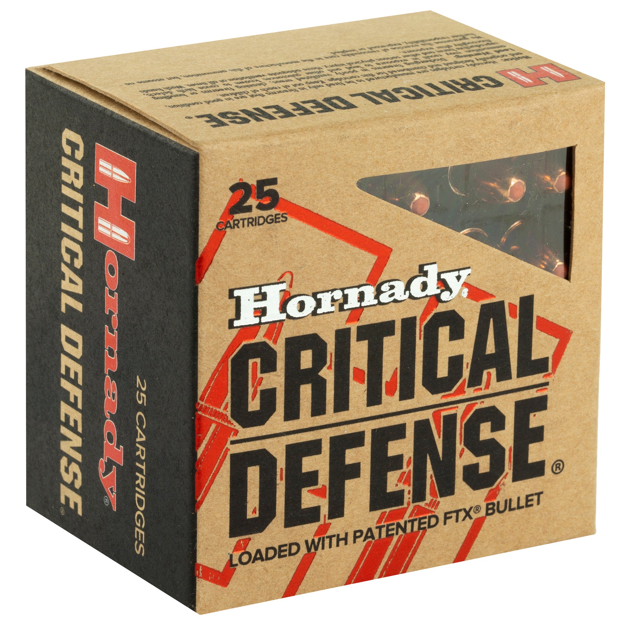 Hornady Critical Defense 30 Carbine 110 Grain FlexTip Ammunition (25 Rounds)