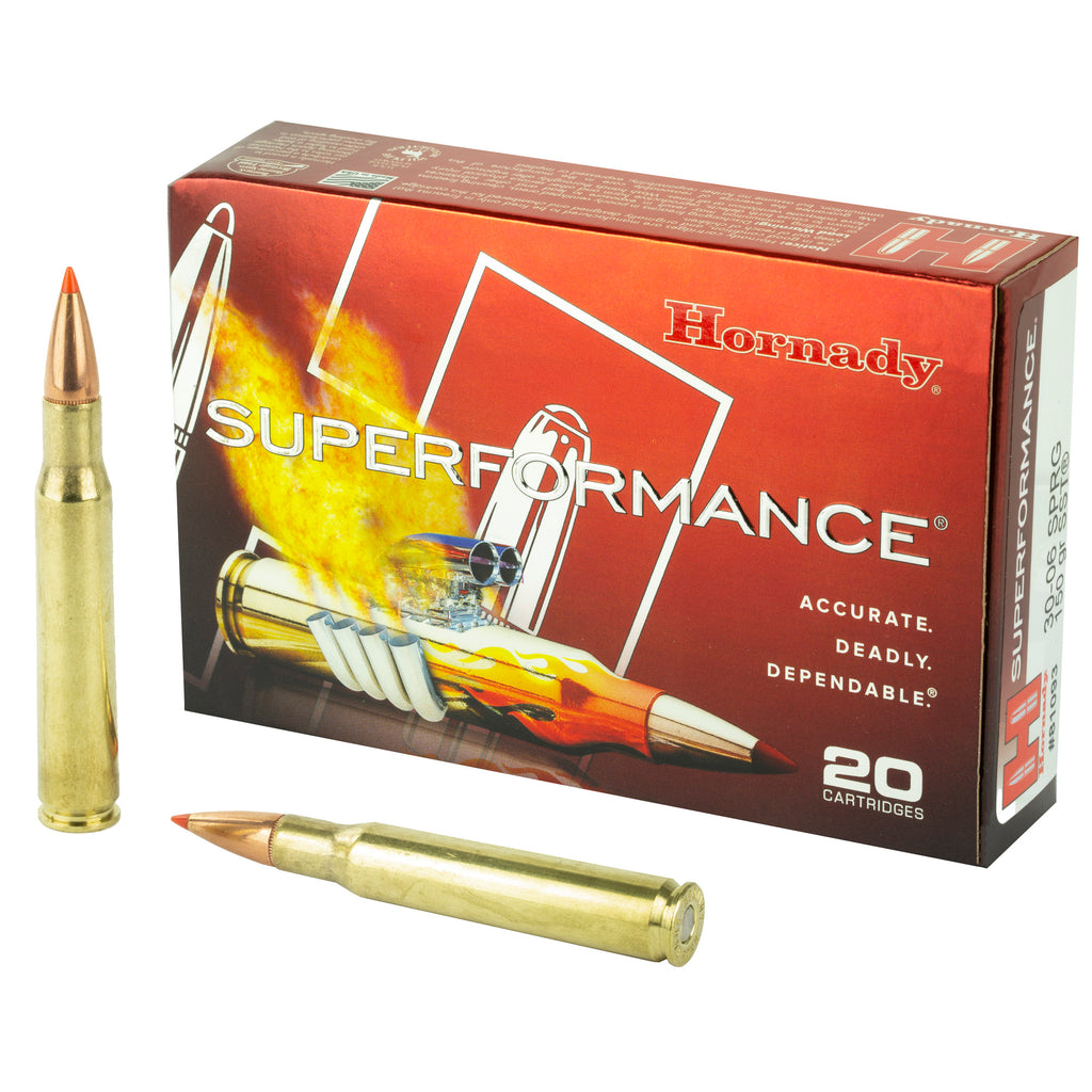 Hornady Superformance 30-06 Springfield 150 Grain SST Ammunition (20 Rounds per Box, 200 per Case)