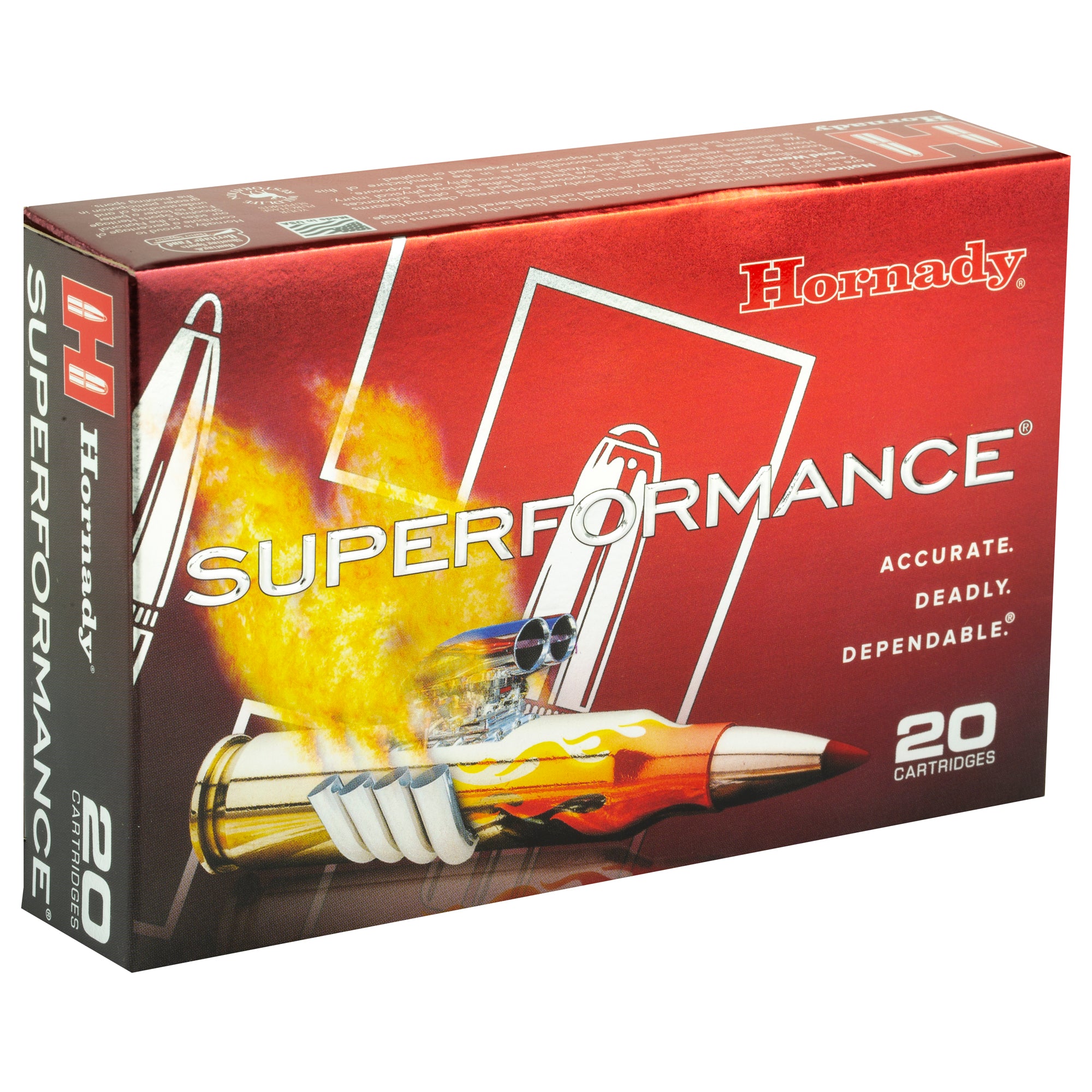 Hornady Superformance 30-06 Springfield 165 Grain SST Ammunition (20 rounds per box, 200 per case)