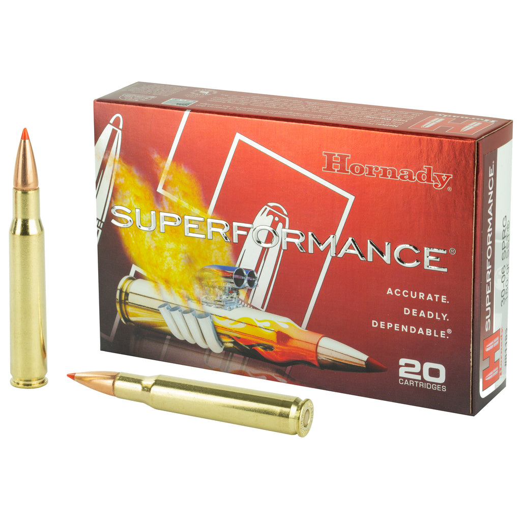 Hornady Superformance 30-06 Springfield 180 Grain SST Ammunition (20 Rounds per Box, 200 per Case)