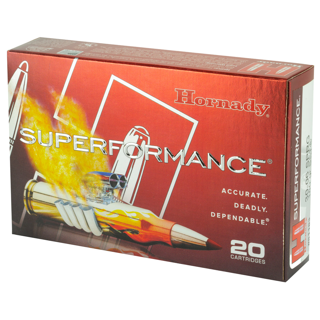 Hornady Superformance 30-06 Springfield 180 Grain SST Ammunition (20 Rounds per Box, 200 per Case)