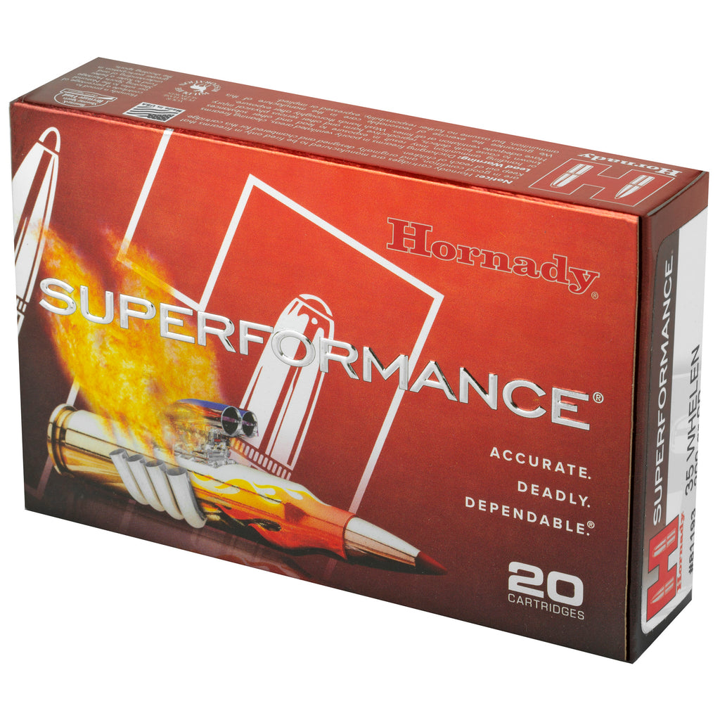 Hornady Superformance 35 Whelen 200 Grain Soft Point Ammunition - 20 Rounds Per Box