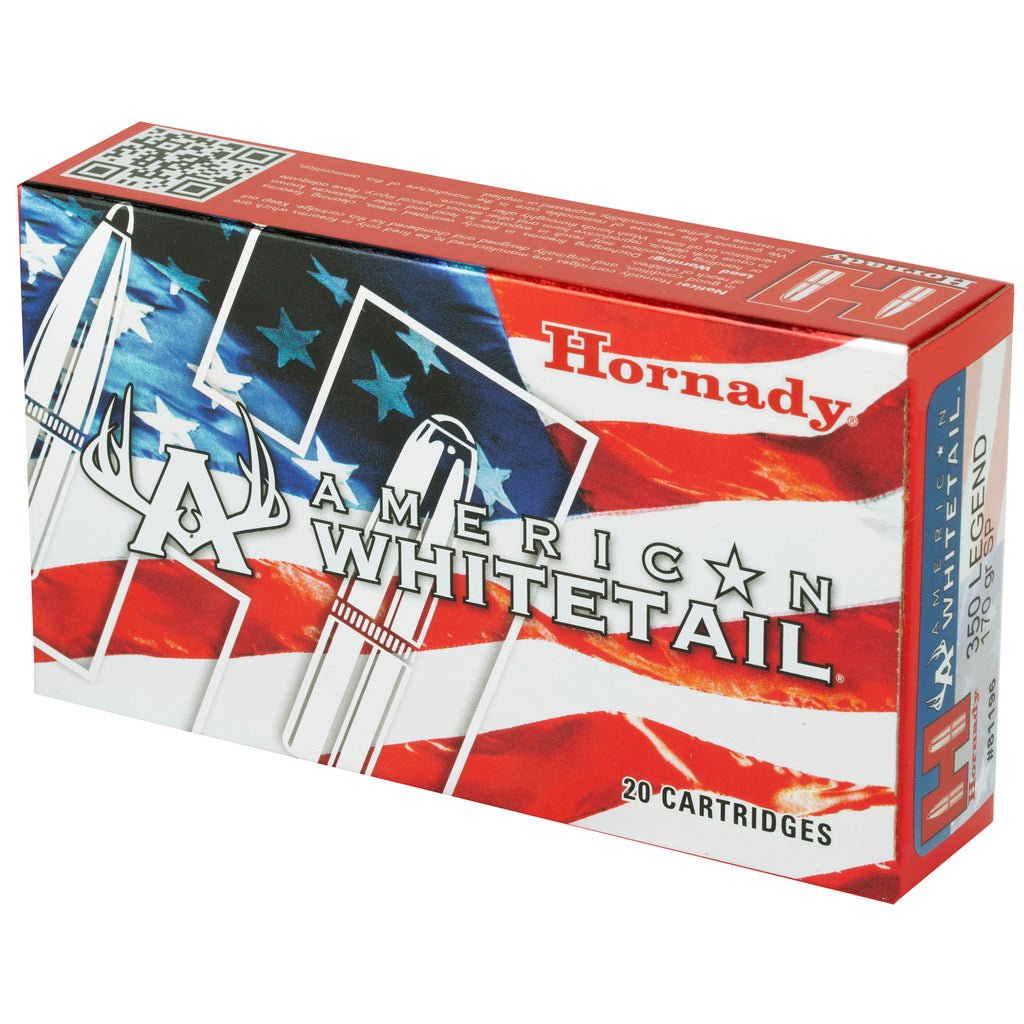Hornady American Whitetail 170 Grain InterLock Bullets for 350 Legend - Box of 20, Case of 200
