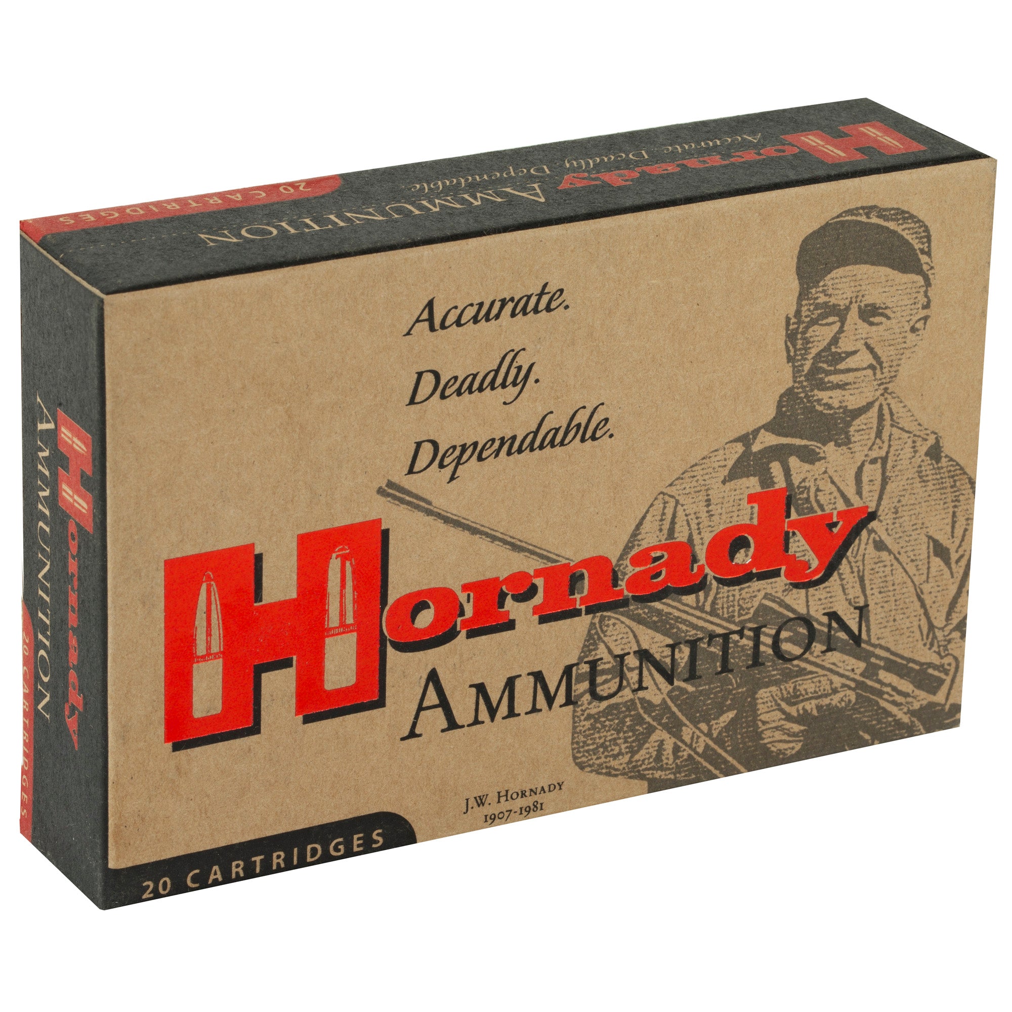 Hornady Custom Soft Point Ammunition for 30-40 Krag, 180 Grain, Box of 20