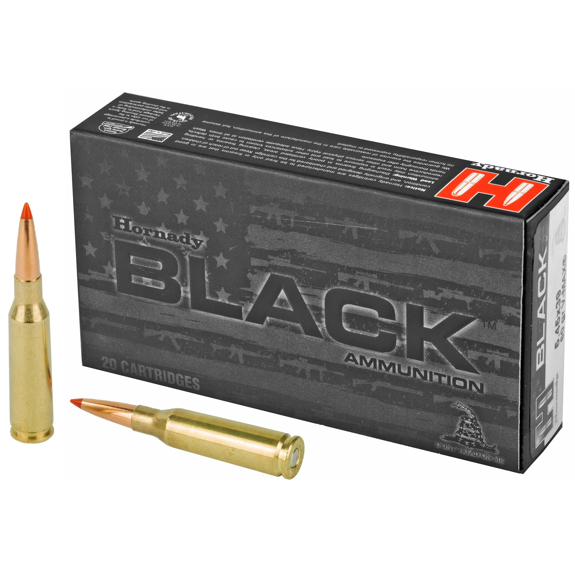 Hornady Black 5.45x39mm V-Max 60 Grain Bullet (Part #81247, 20/Box, 200/Case)
