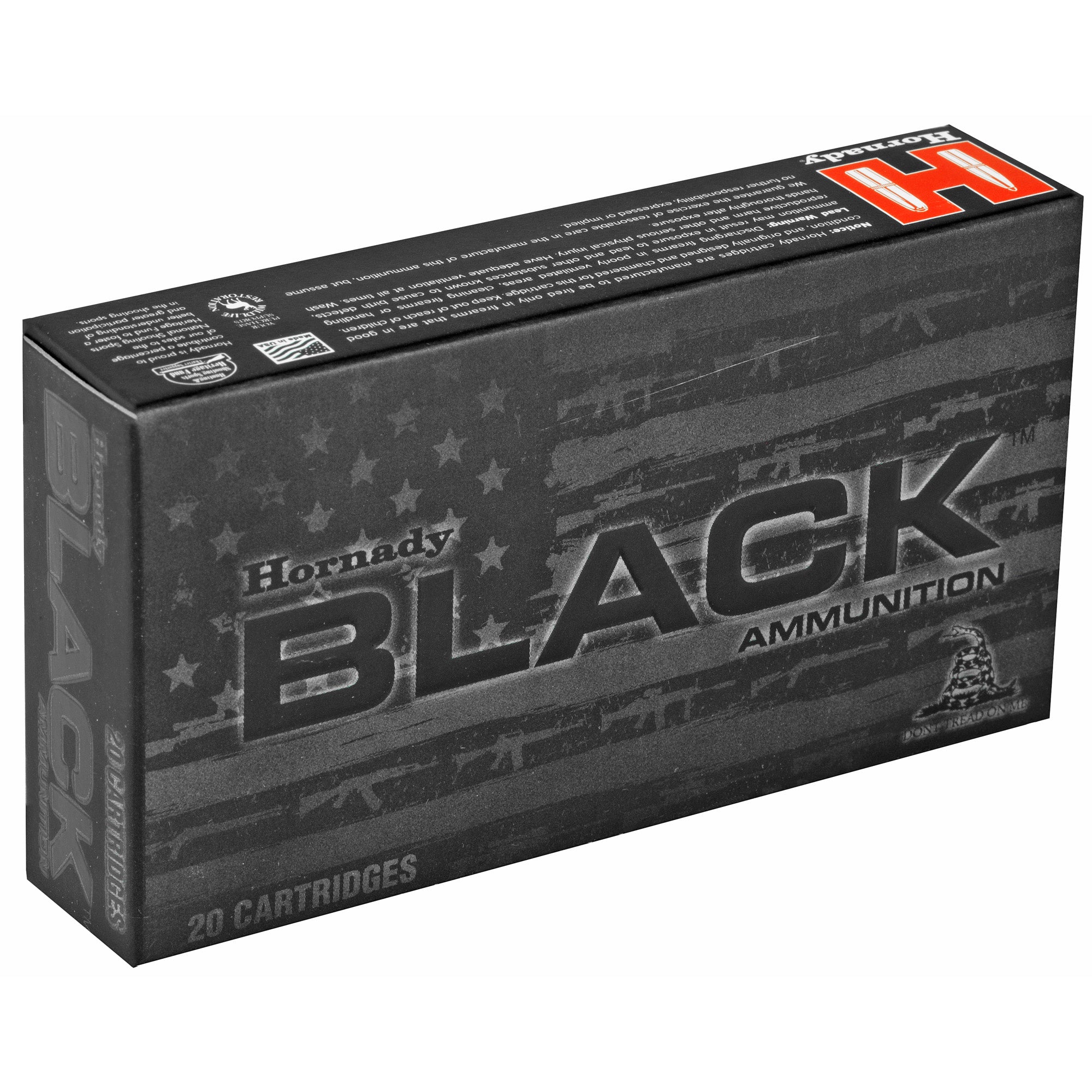 Hornady Black 5.45x39mm V-Max 60 Grain Bullet (Part #81247, 20/Box, 200/Case)