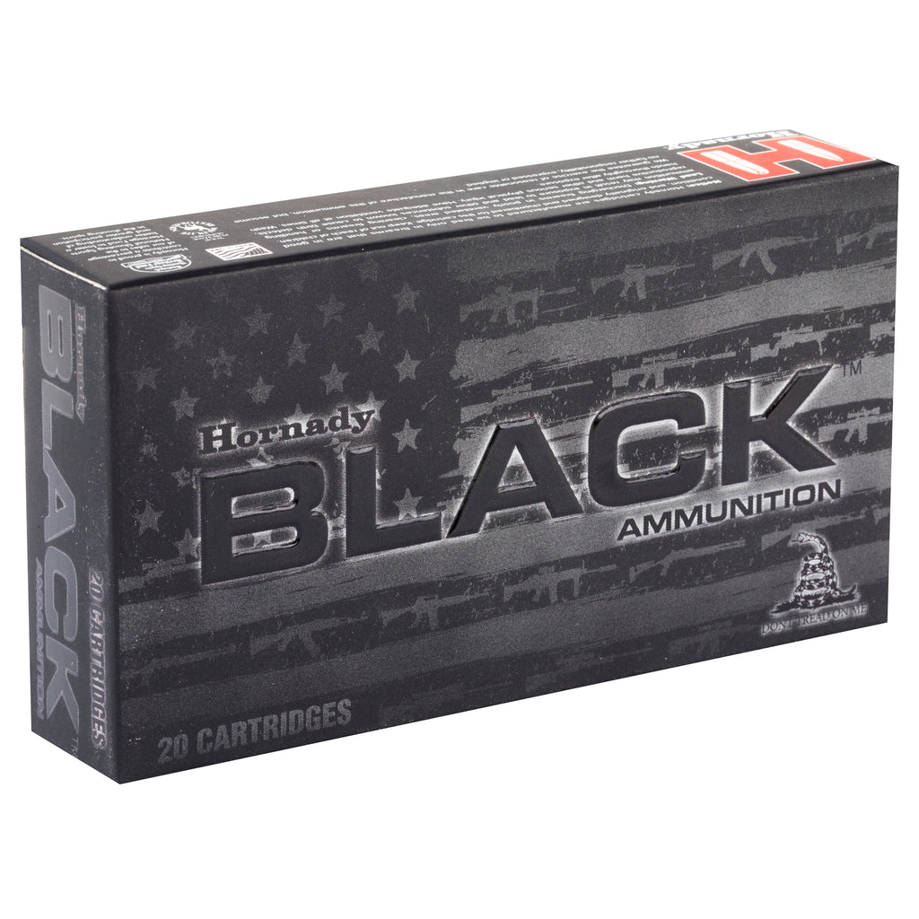 Hornady Black 556 NATO 62 Grain FMJ Ammunition – 20 Rounds Per Box