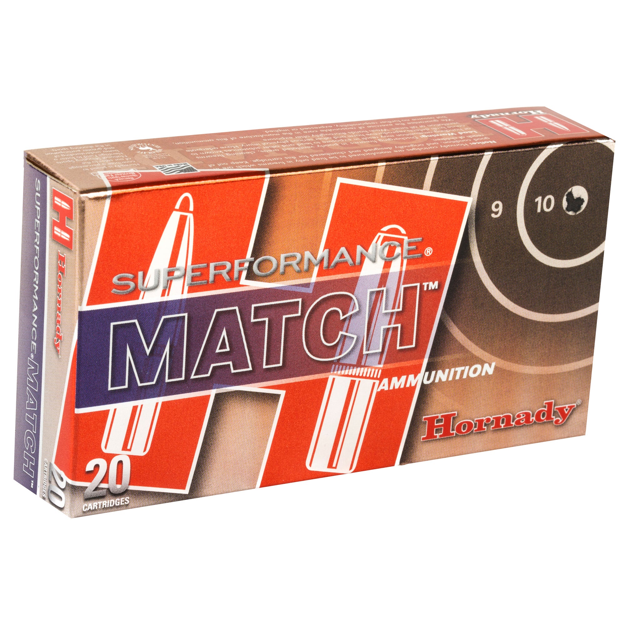 Hornady Superformance Match 556 NATO 75 Grain Boat Tail Hollow Point Ammunition