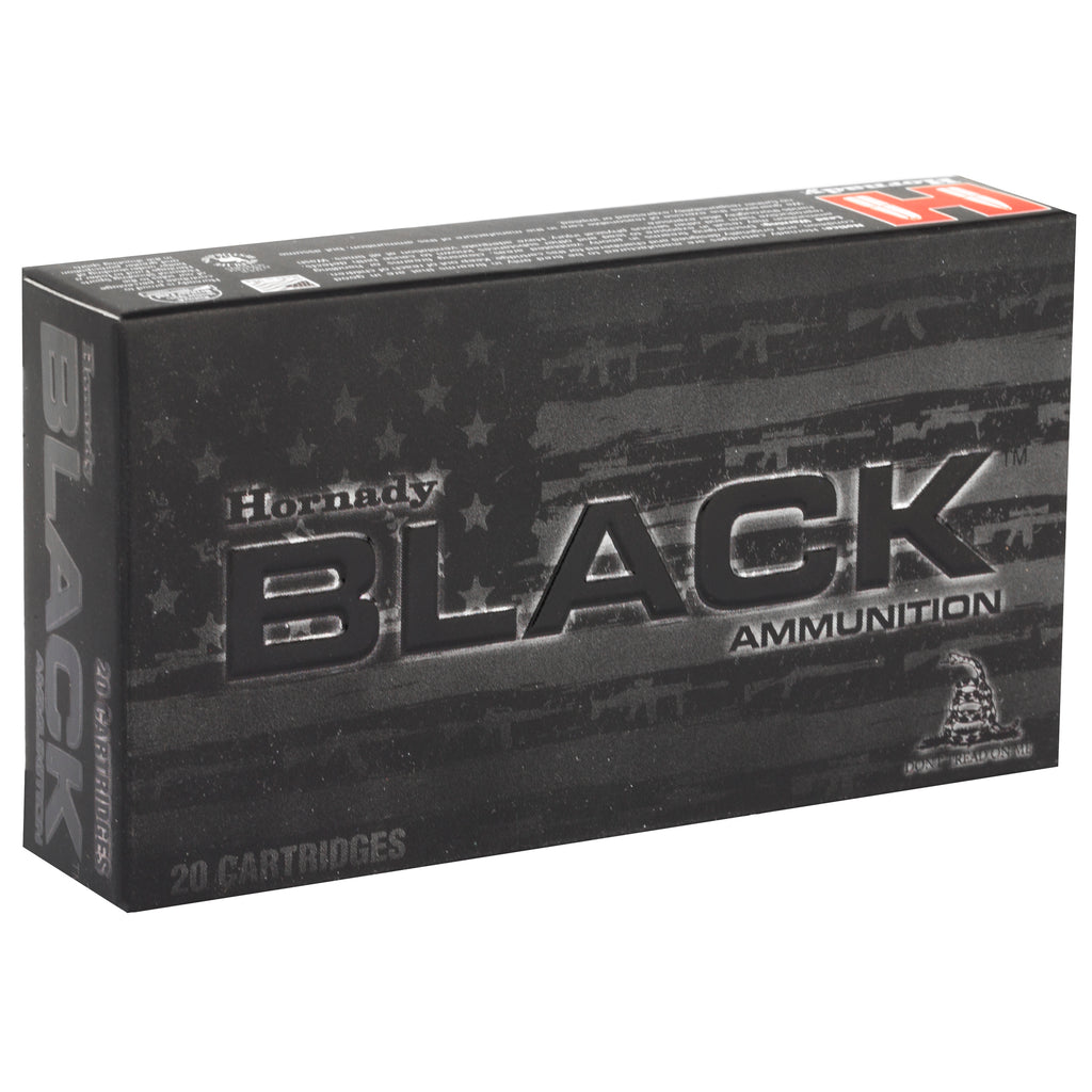 Hornady Black 5.56 NATO 75-Grain InterLock HD SBR Ammunition - Model 81296